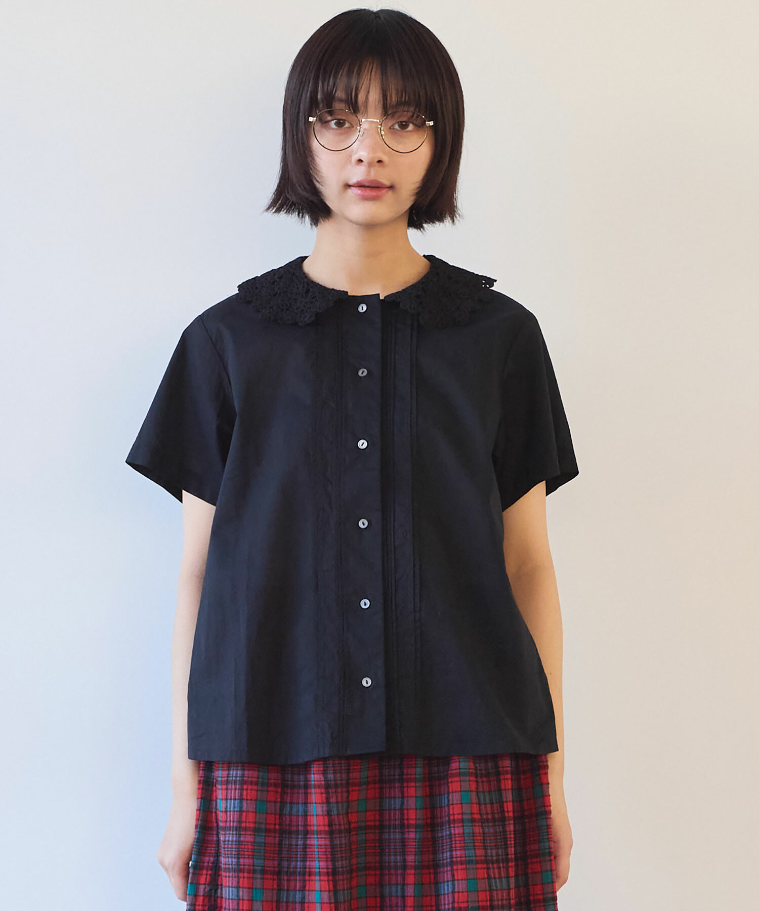 bulle de savon - bulle de savon 野山刺繍 ブラウスの通販 by