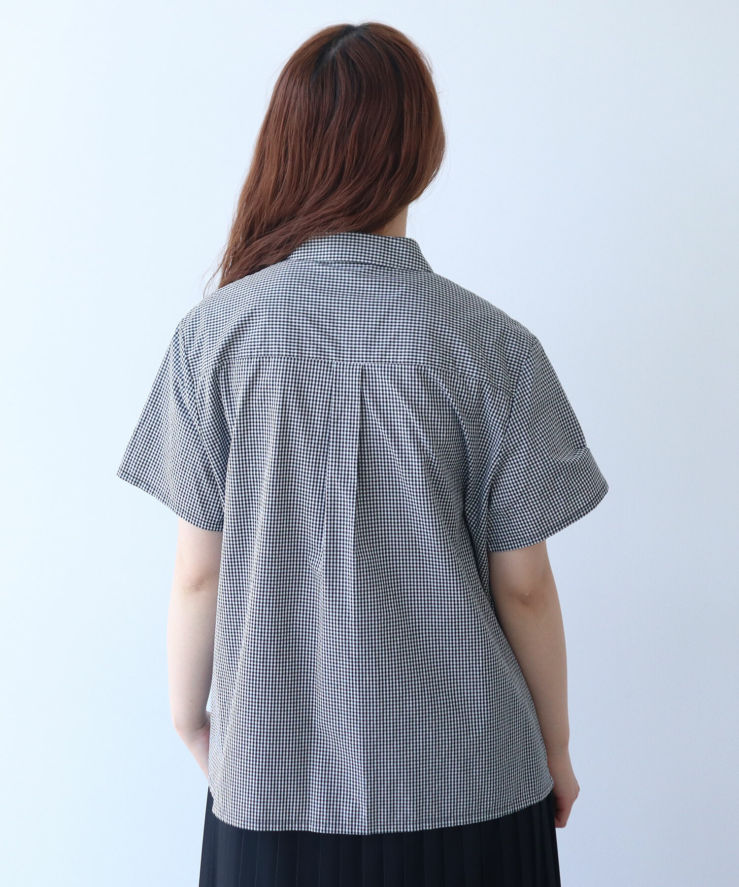 AMBIDEX Store △itsumo カド襟 半袖シャツ(F シロ): bulle de savon