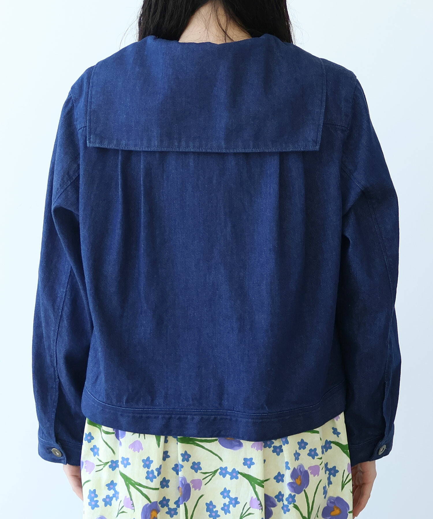 AMBIDEX Store 【予約販売】〇 8oz ムラ糸デニム セーラーブルゾン(F