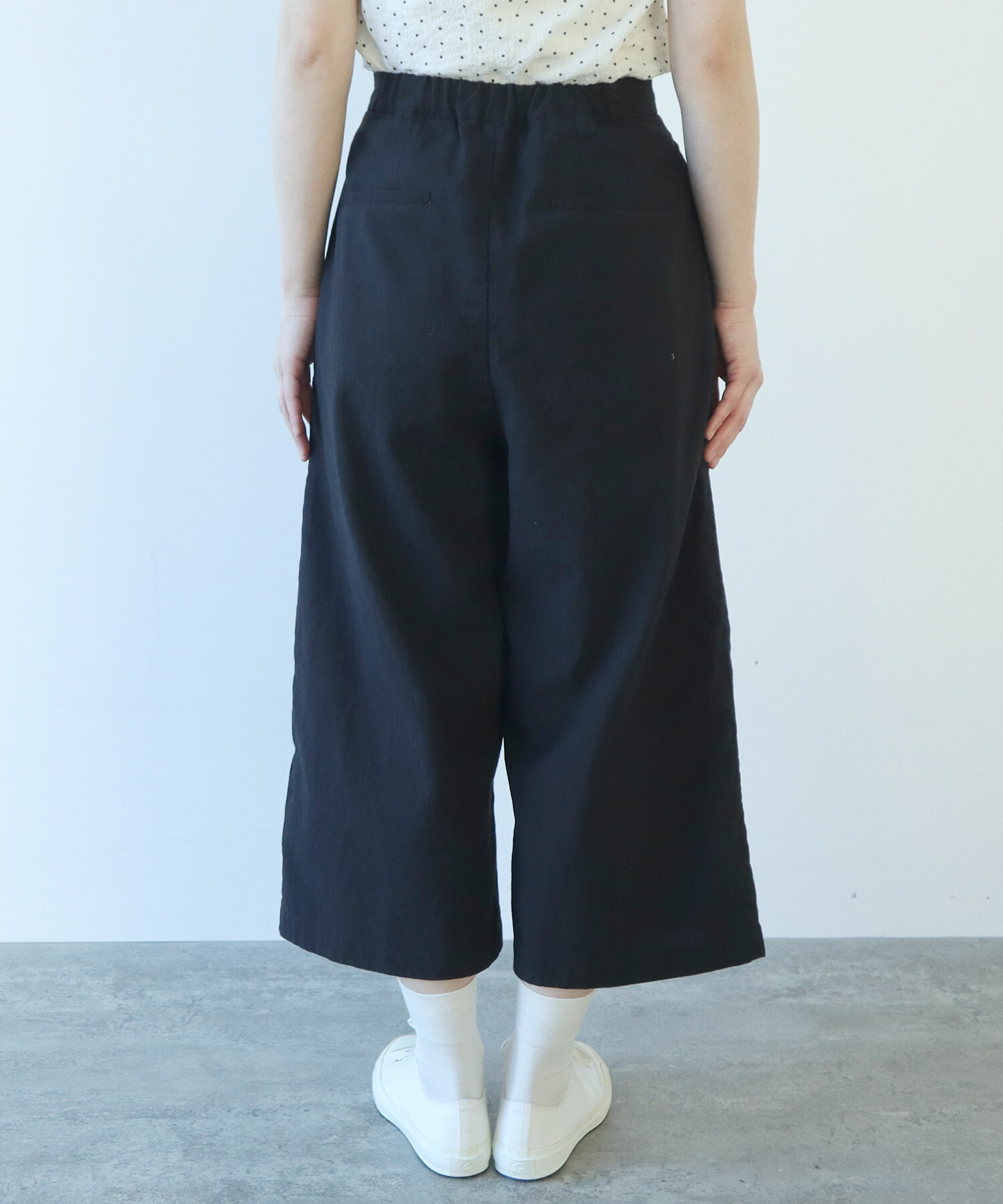 モンサカタ　monsakata テーパードパンツ　シルクコットン　フリー　腰ゴム モンサカタ monsakata テーパードパンツ シルクコットン フリー