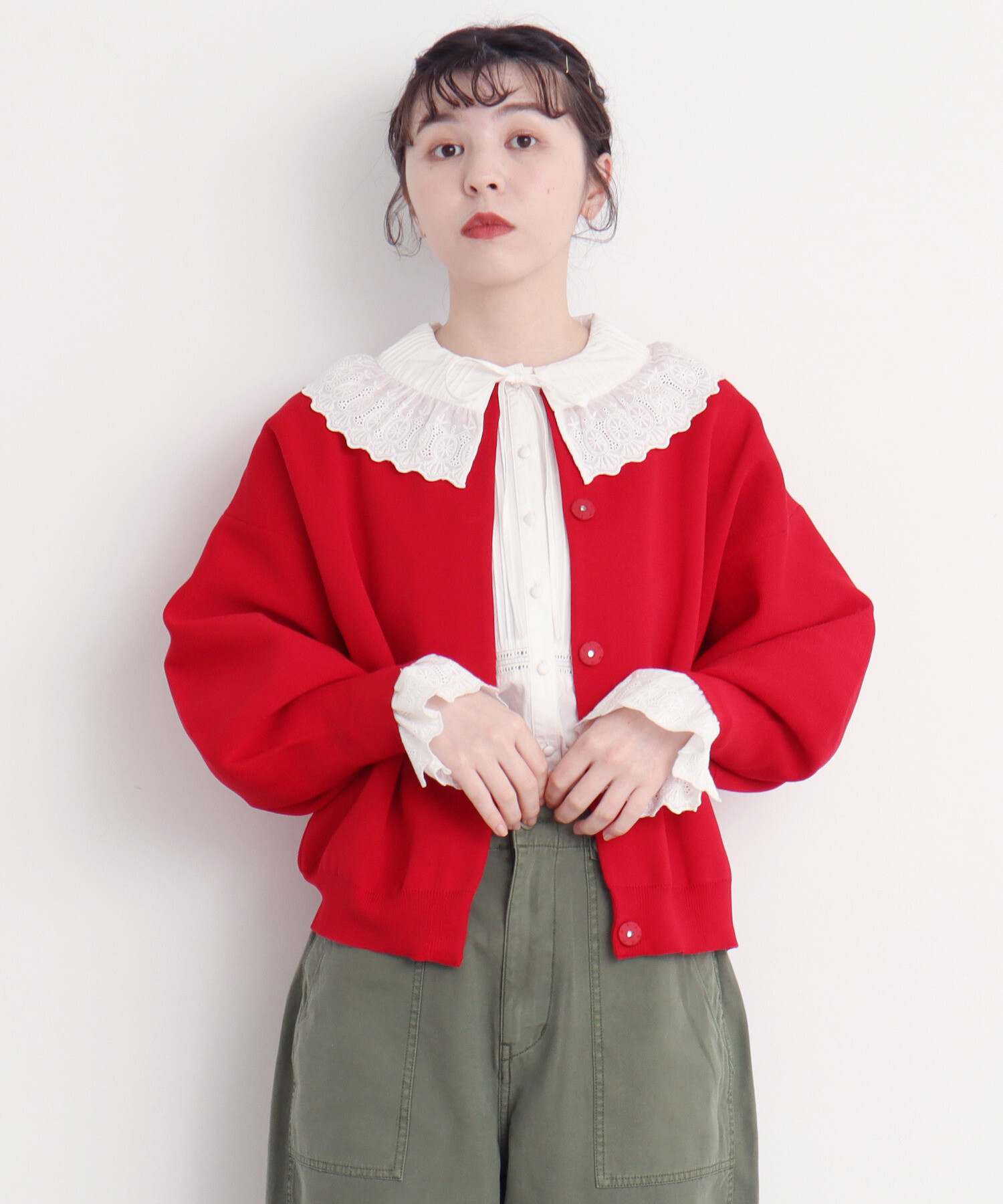 dot&stripes childwoman アモッサミラノリブドットアンドストライプス 