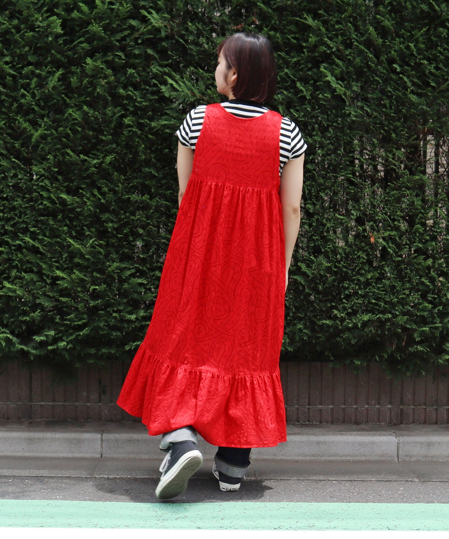 ミ*ー様 新品＊familiar ベビー ノースリーブ ワンピース 90cm 赤 楽天市場】ワンピース（ブランドファミリア・長さ（袖