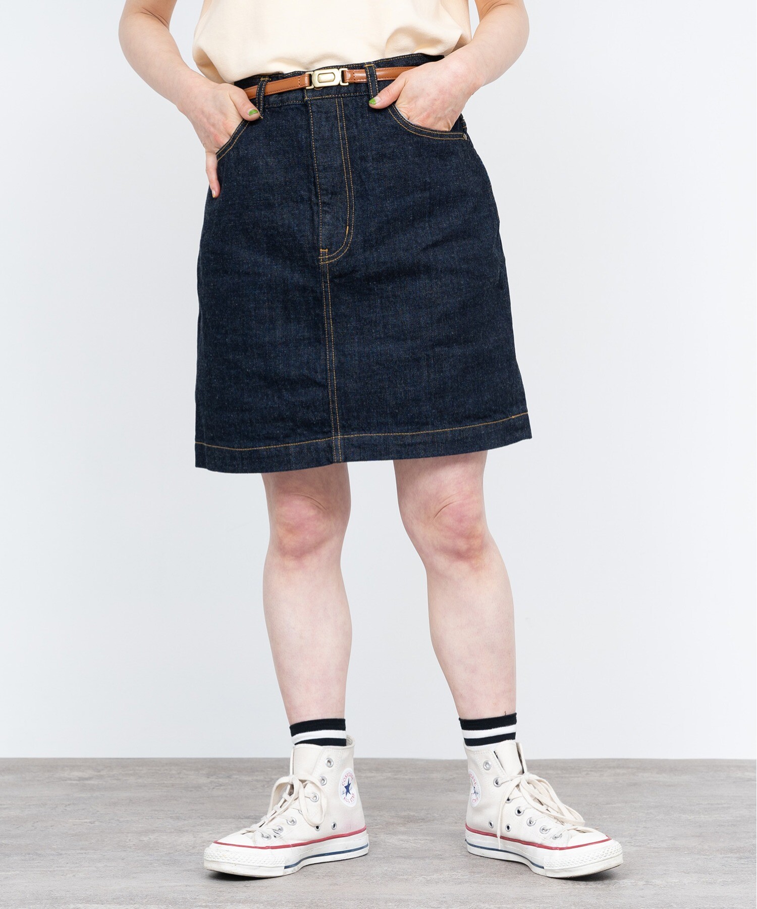 レディース20ss L'Appartement OZMA SKIRT ボルドー 36