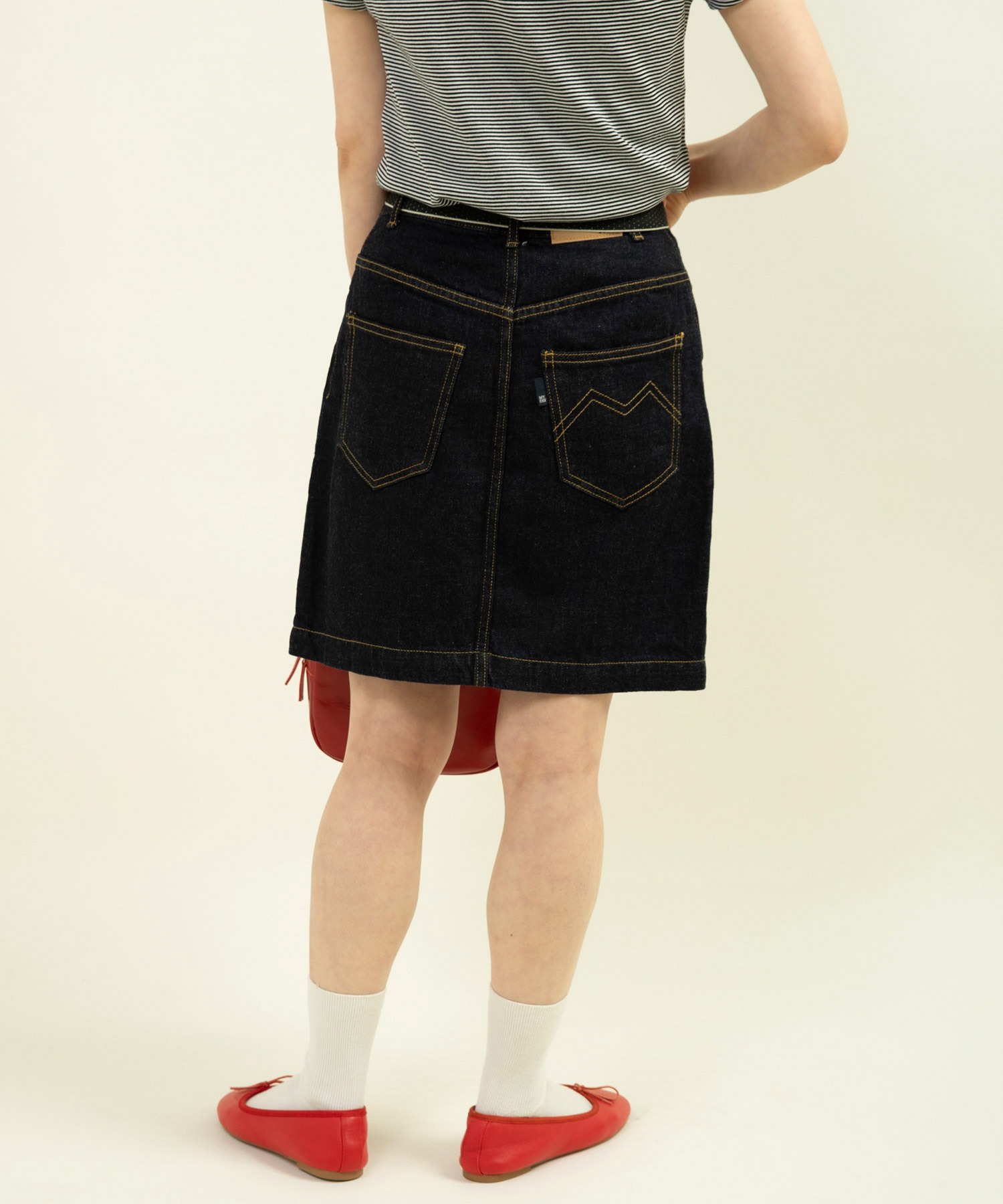 AMBIDEX Store △○11.36OZムラ糸デニム ミニスカート(36 コン