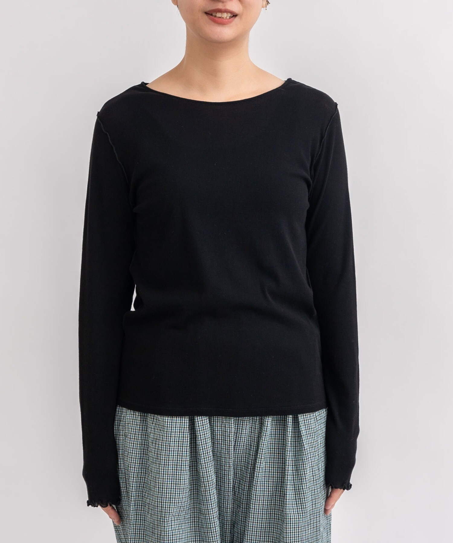 AMBIDEX Store △60 / - 強撚ストレッチフライス クルーネックプル