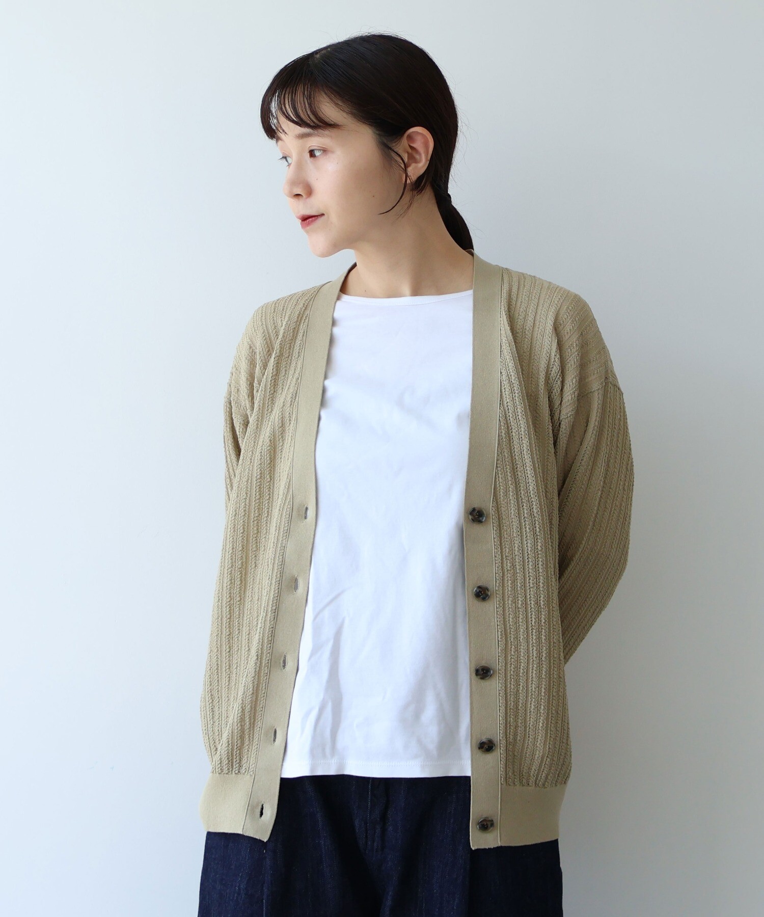 AMBIDEX Store 【予約販売】○コットン/ナイロン sheer stripes