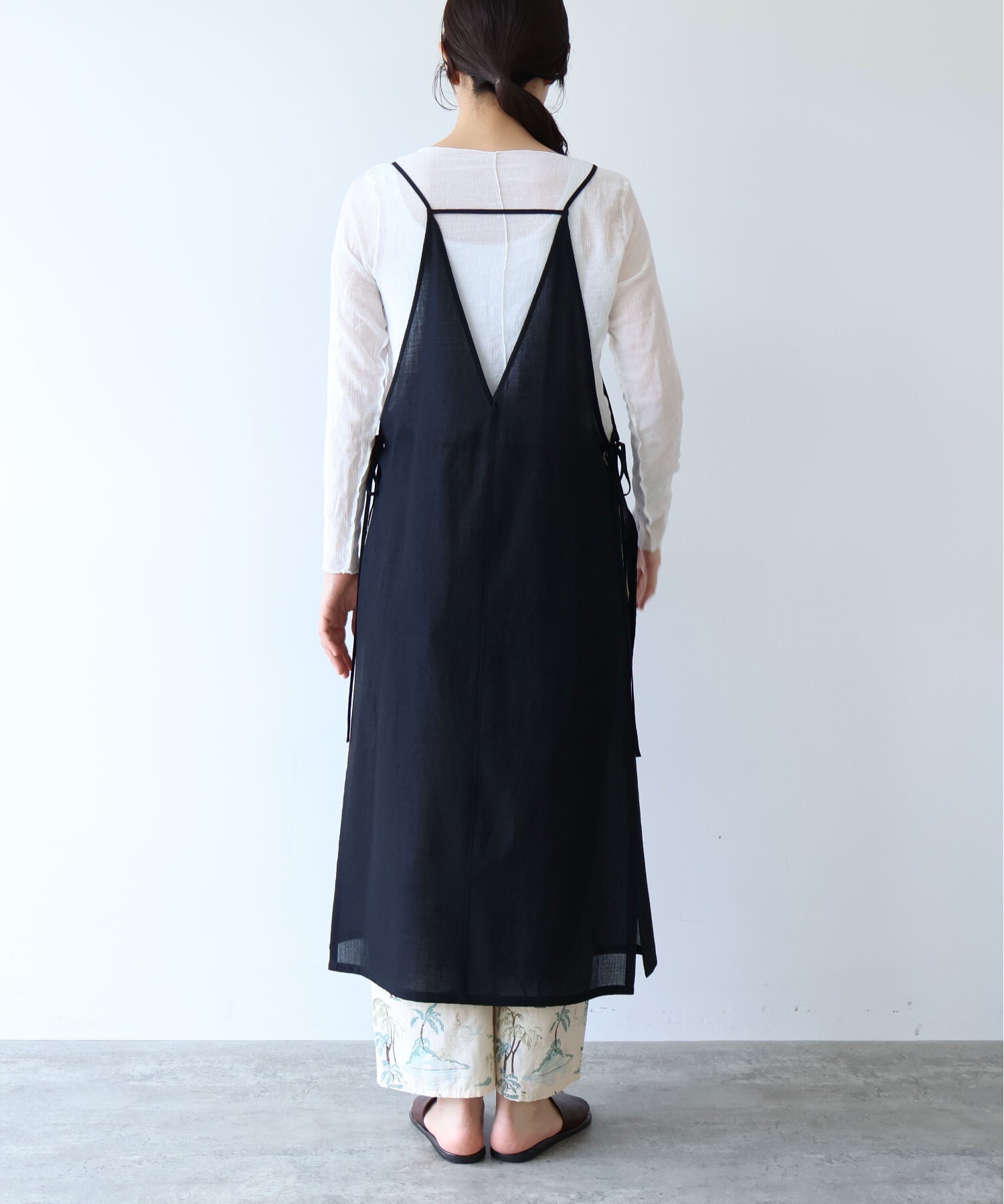 AMBIDEX Store sheer summer Wool-Polyester Voil strings キャミ