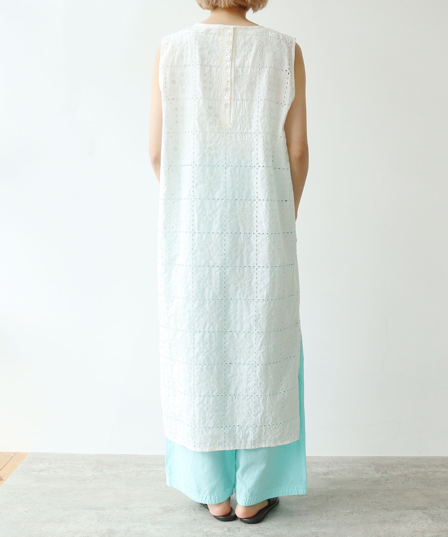 AMBIDEX Store 【予約販売】○eyelet embroidely sleeveless AMBIDEX Store 【予約販売】○eyelet embroidely sleeveless