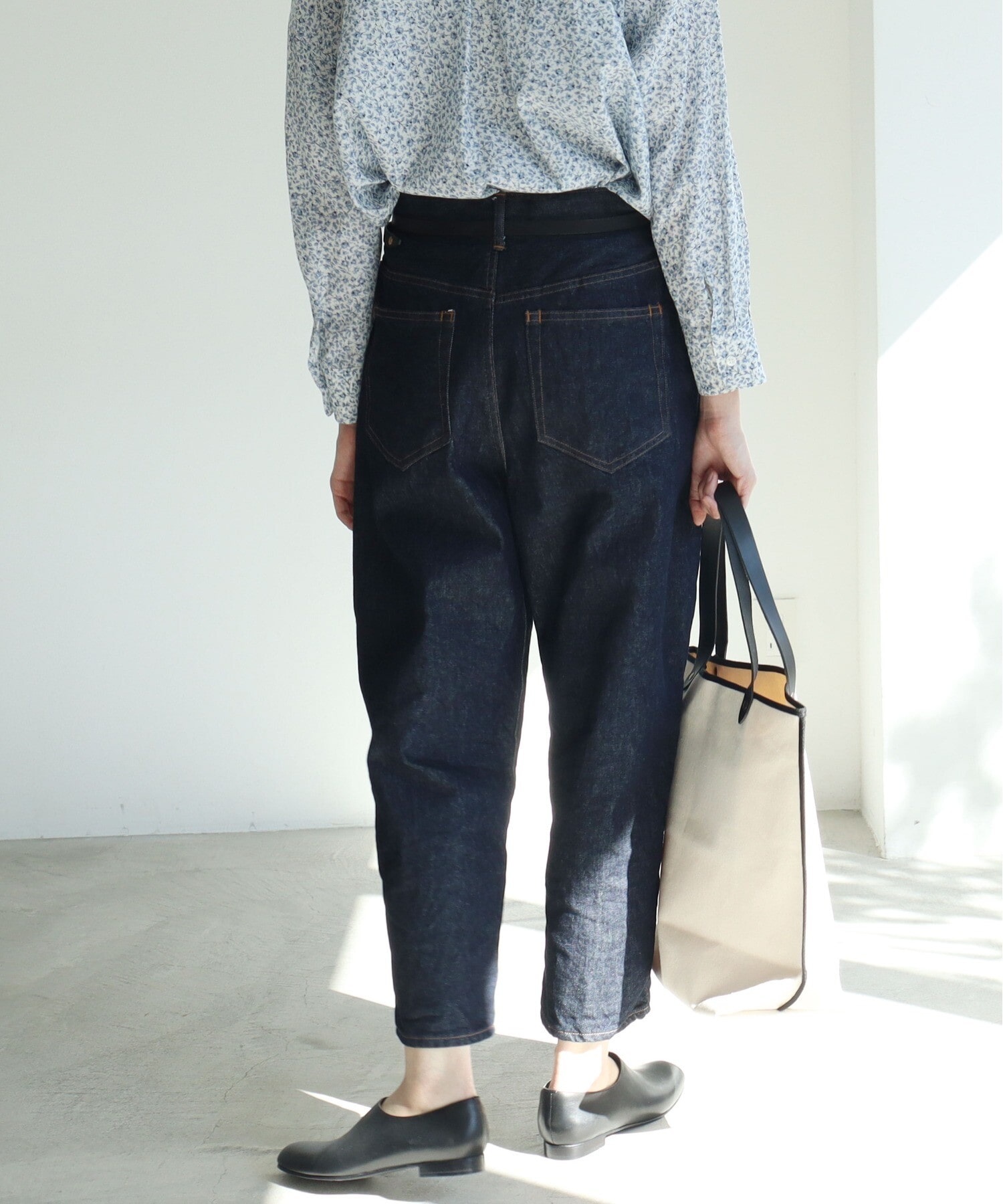 AMBIDEX Store 12ozDenim 5pkt wide tepered パンツ(M コン): yuni