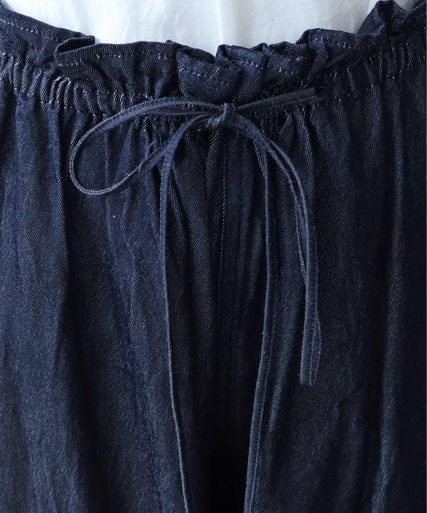 AMBIDEX Store R/C soft denim cocoon drawstrings パンツ(F