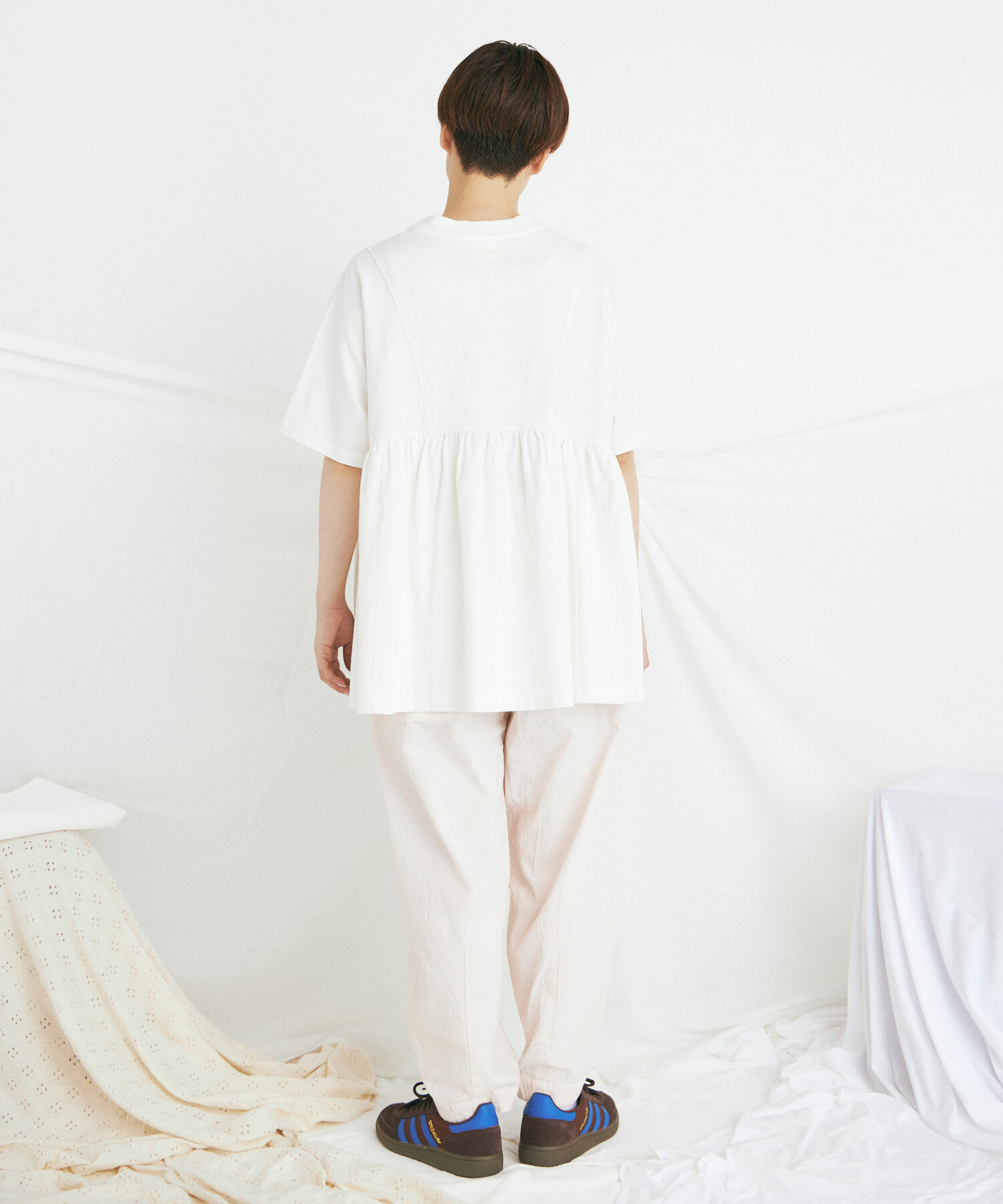 AMBIDEX Store VINTAGE REAL gather T-シャツ(F PINK): buoybuoy