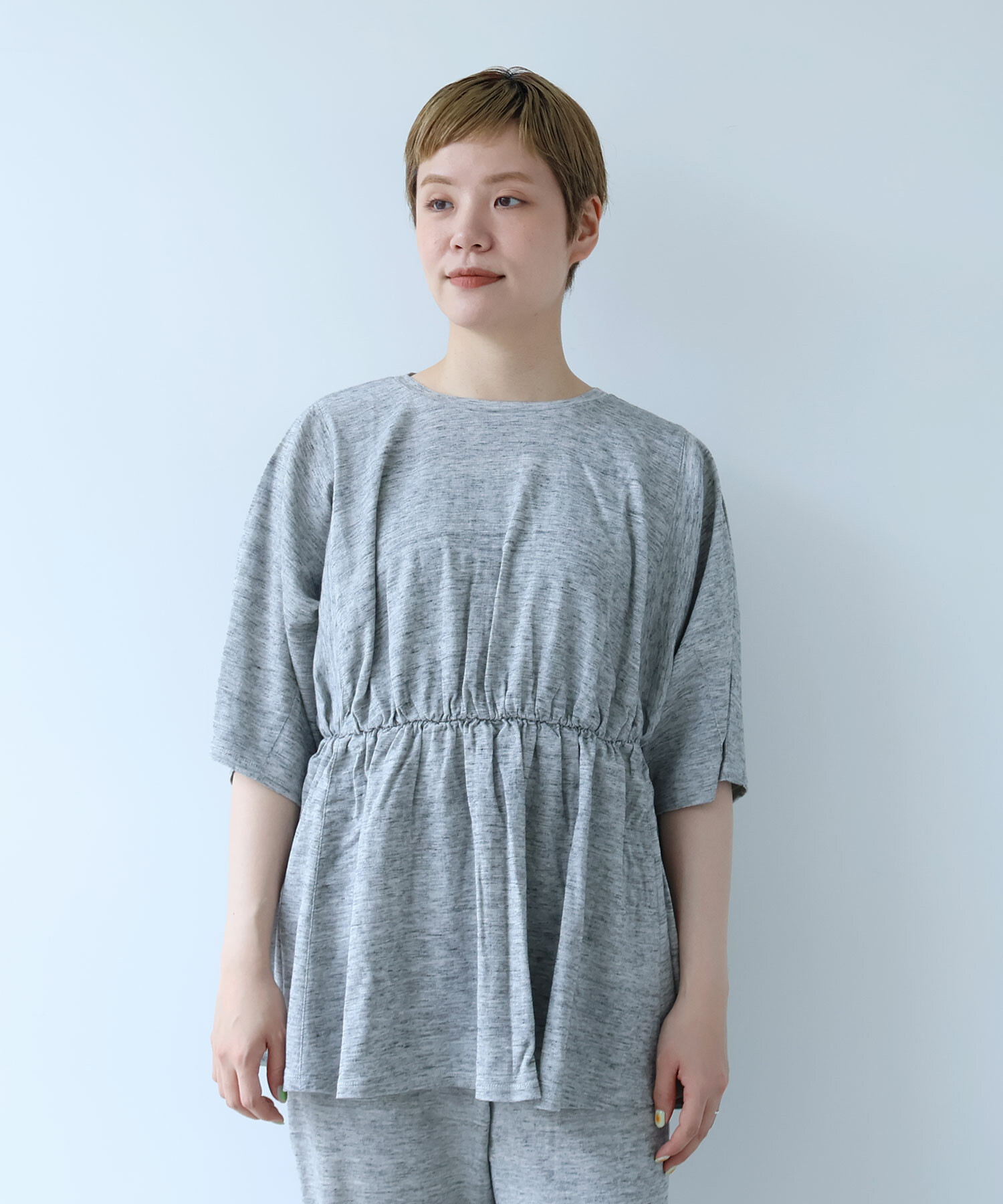AMBIDEX Store CHIJIMI DOLMAN プルオーバー(F CREAM): buoybuoy