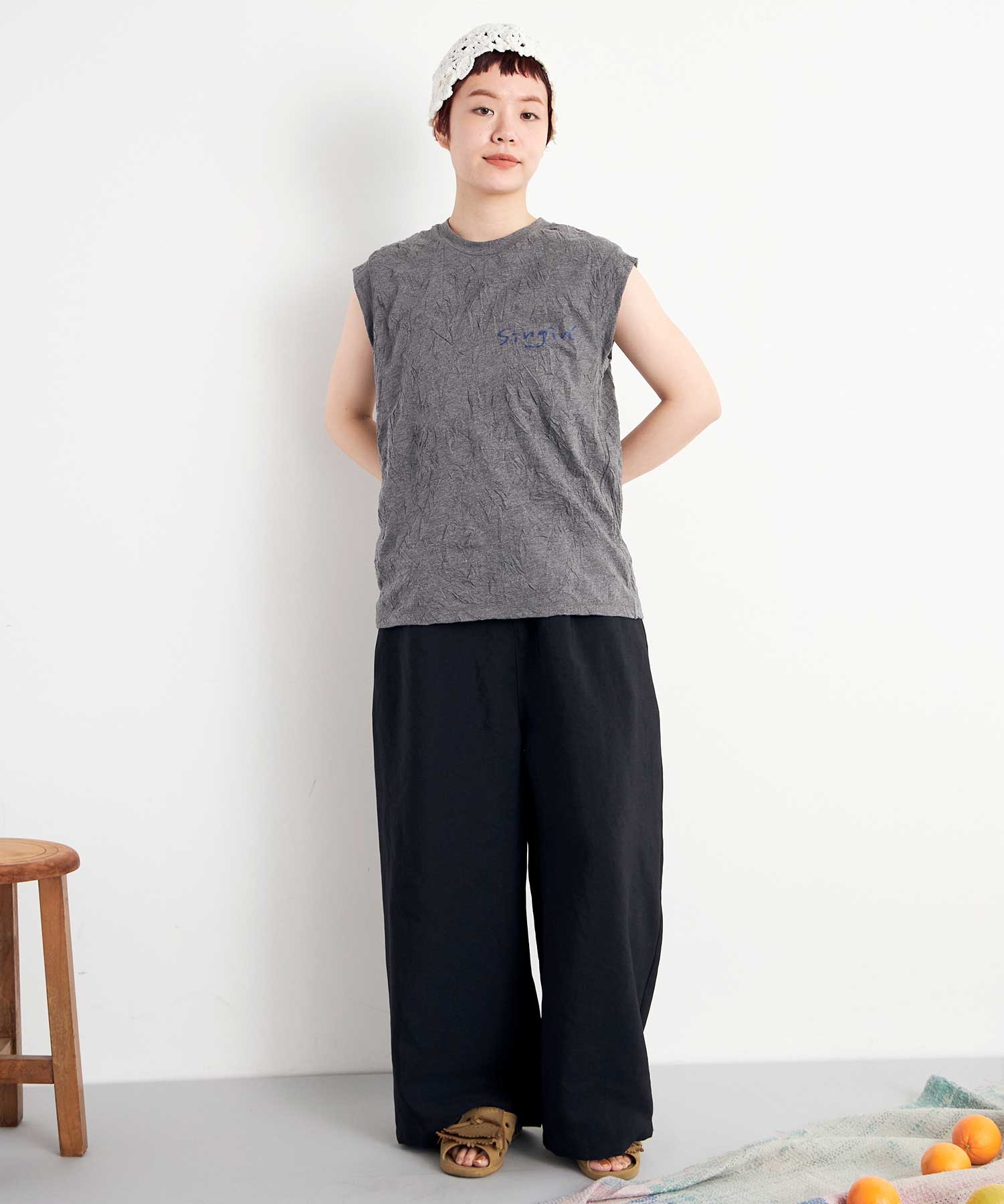 ※こちらの商品はサンプルです。胸元のロゴの色がライトイエローになります。