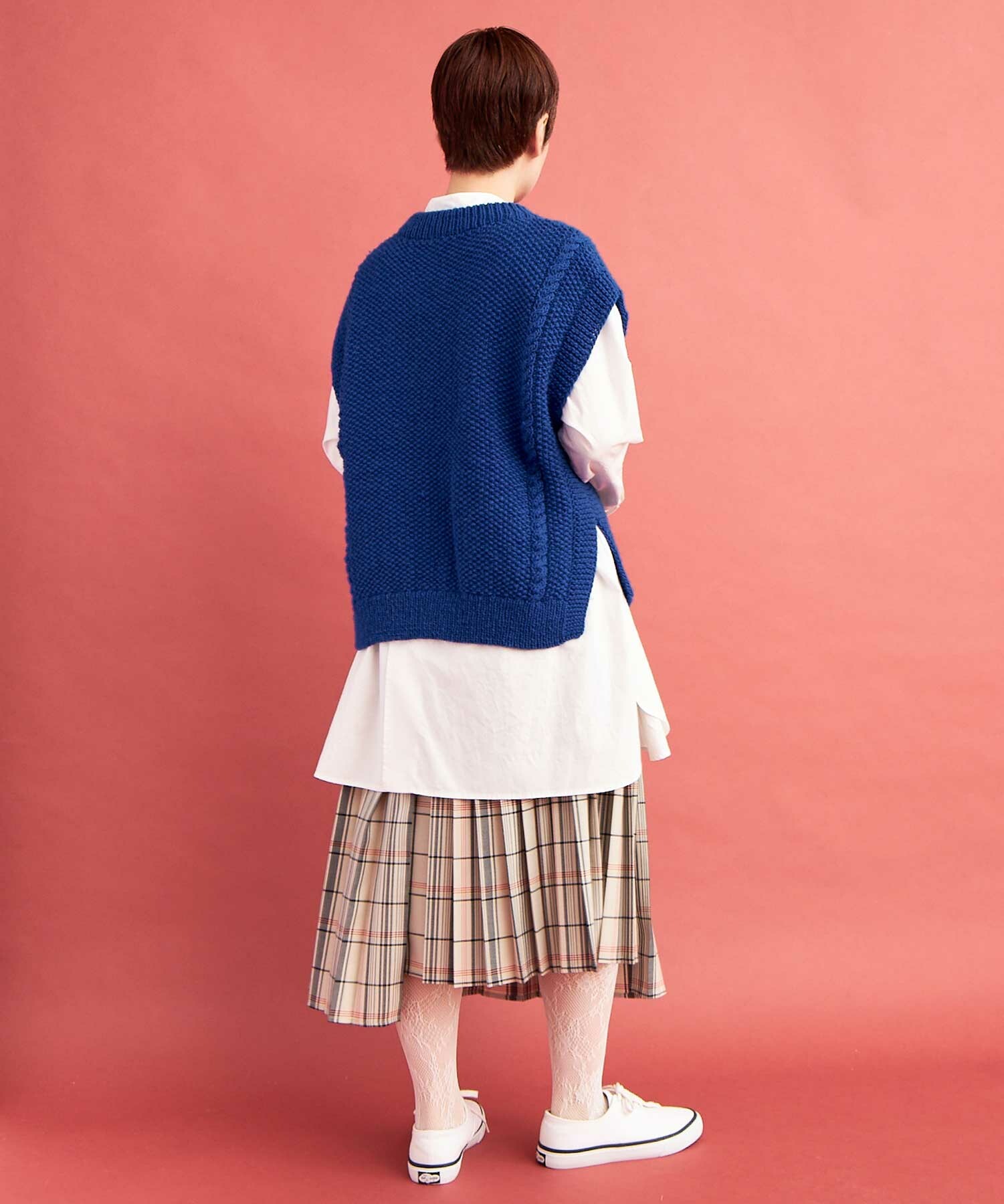 AMBIDEX Store ○PERU HANDKNIT ベスト(F ROYAL BLUE): buoybuoy