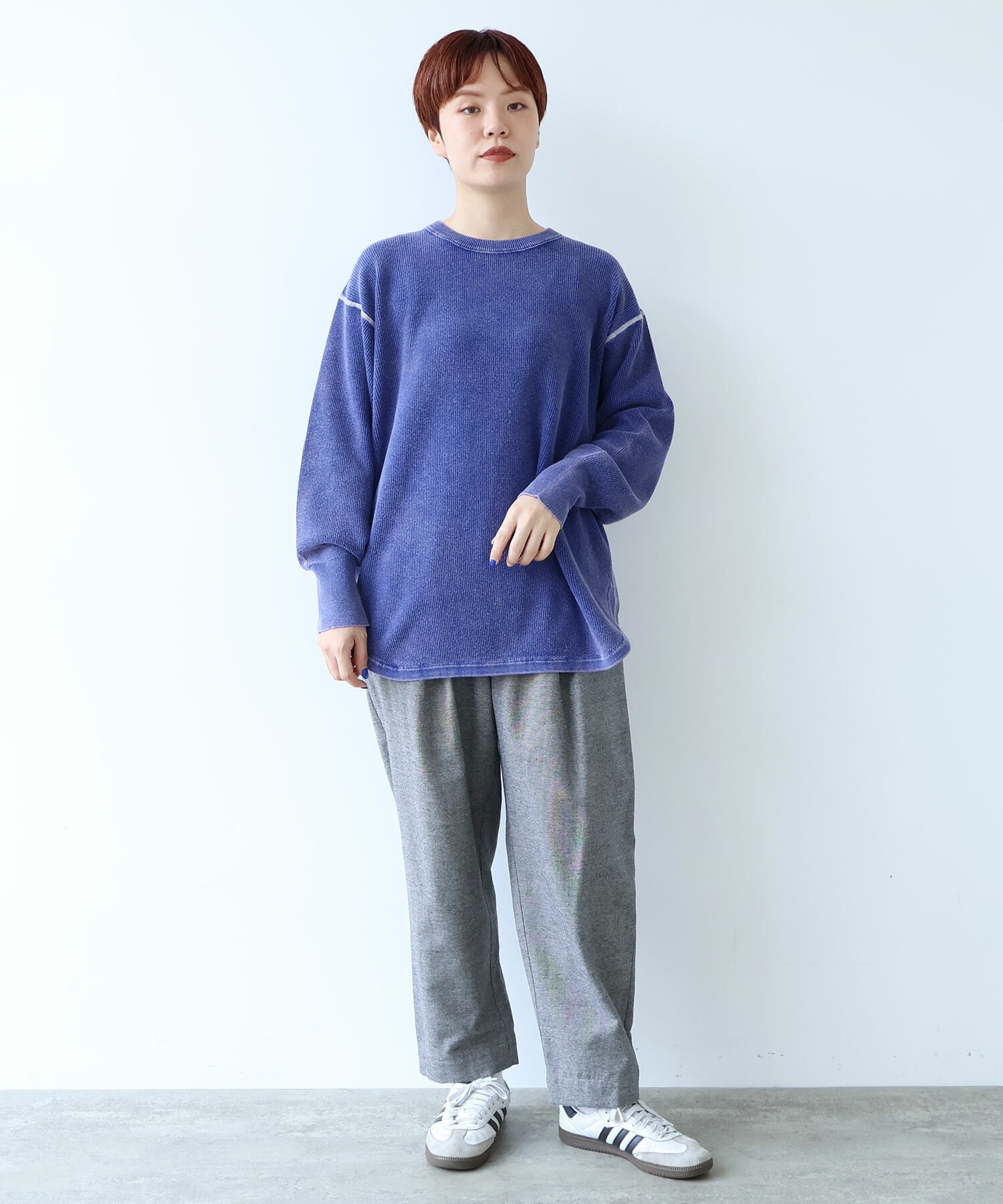 AMBIDEX Store 【予約販売】○COTTON WAFFLE FADE KNIT プル