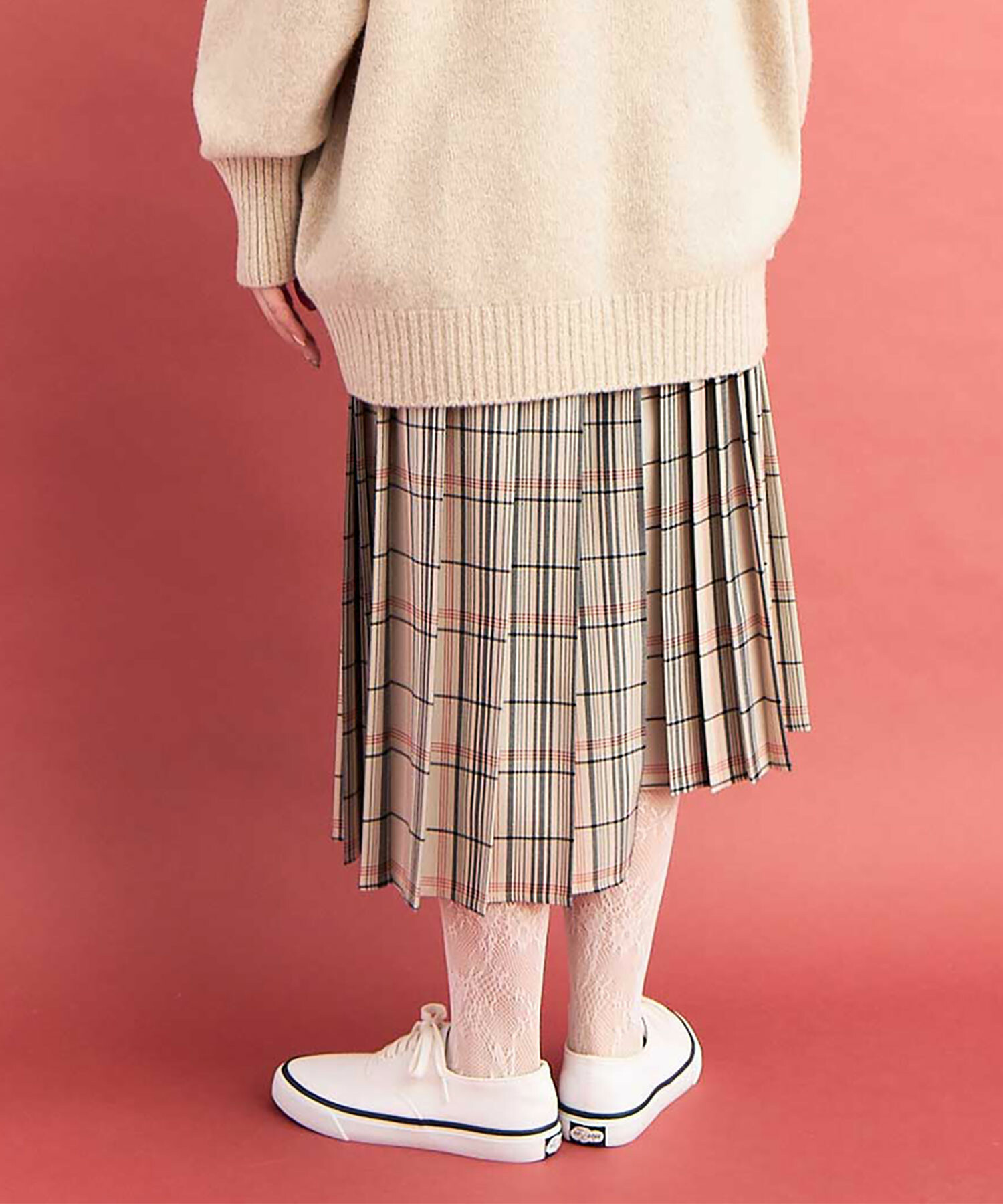 美品✨Pleats Please スカート 総柄 アーガイル プリーツ ゴム 美品✨Pleats Please スカート 総柄 アーガイル プリーツ ゴム