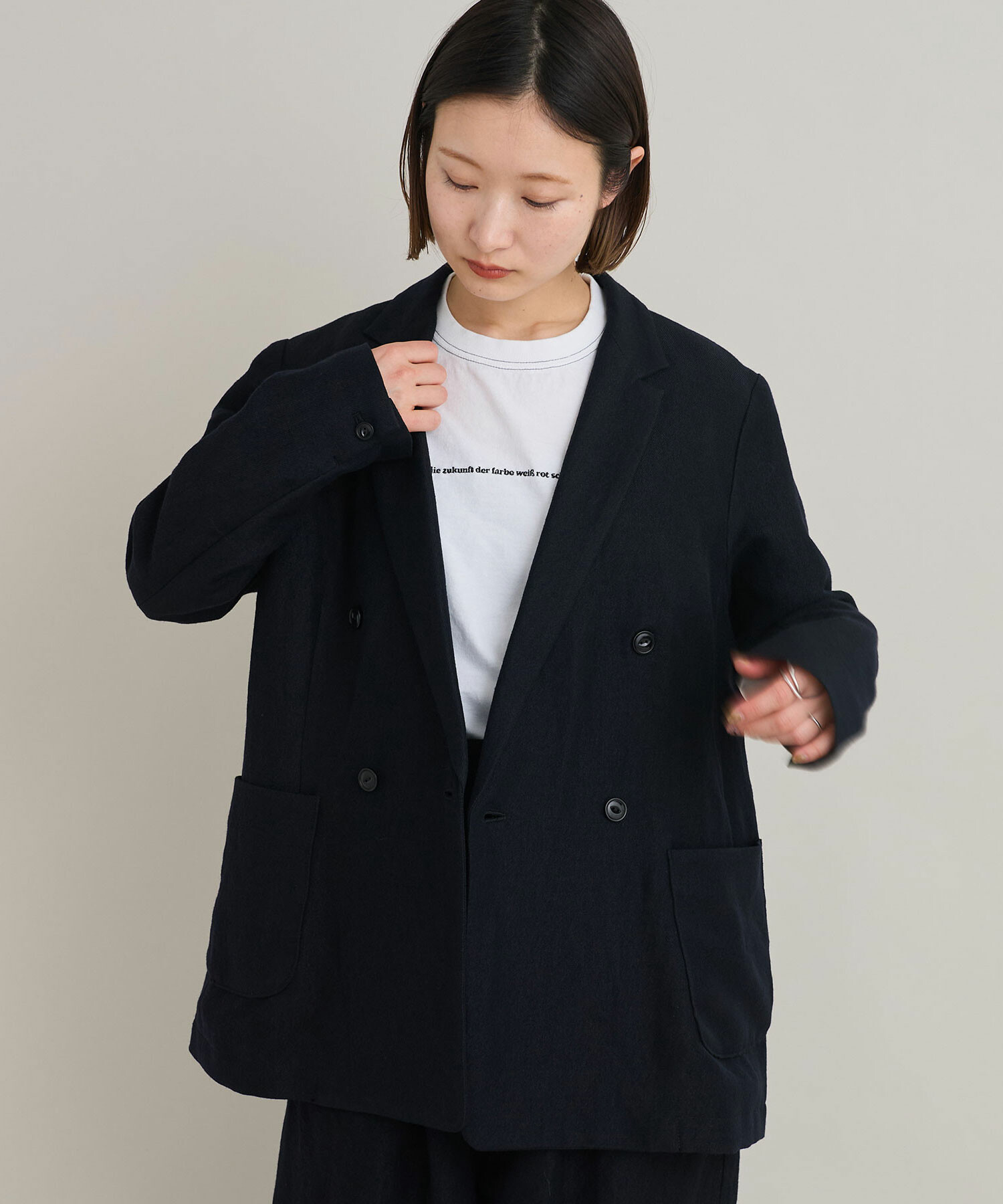 タグ付未使用品】デンハム レディース ハサミロゴ Tシャツ XXS