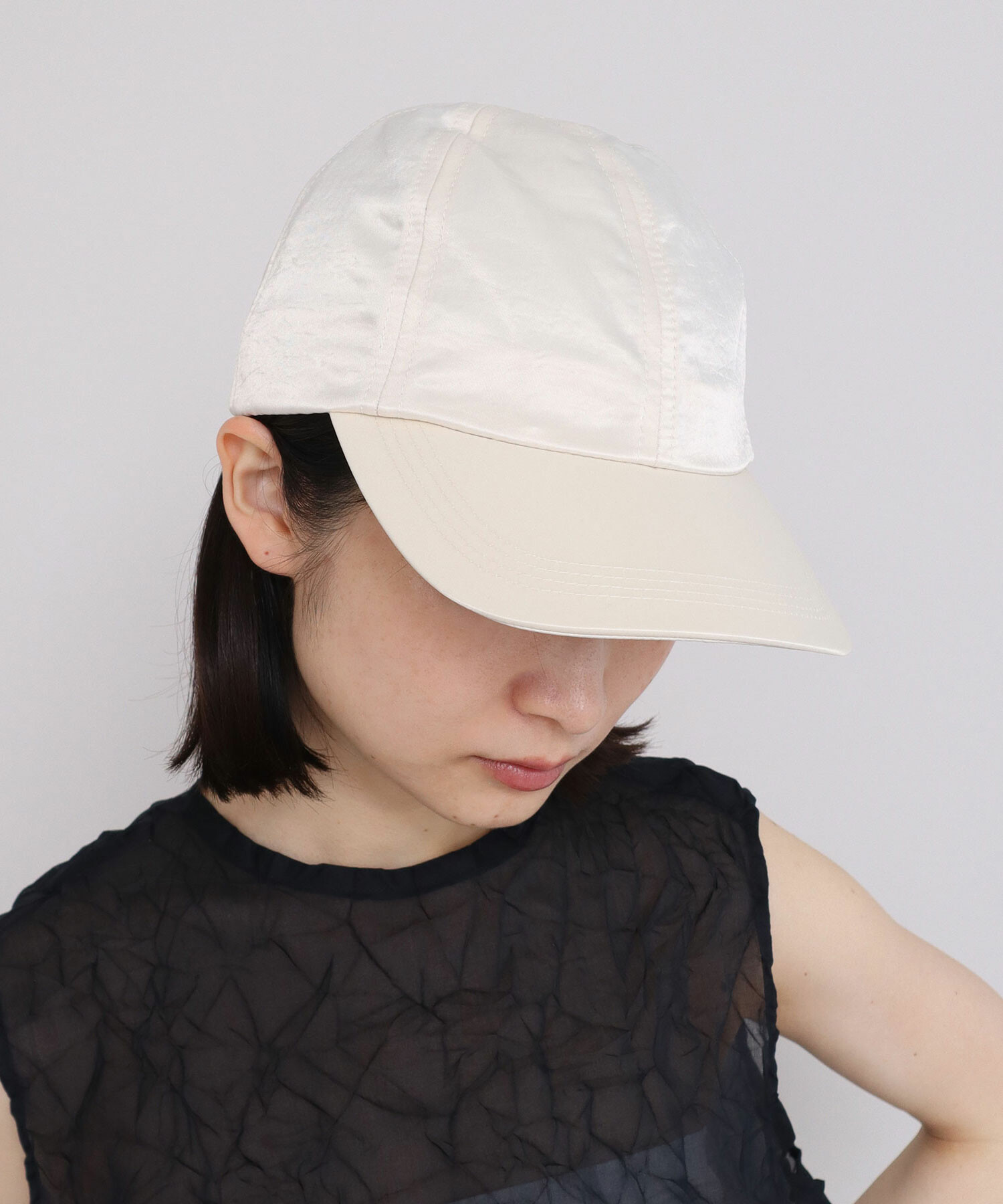 AMBIDEX Store 〇グロスサテン キャップ(F クロ): iki