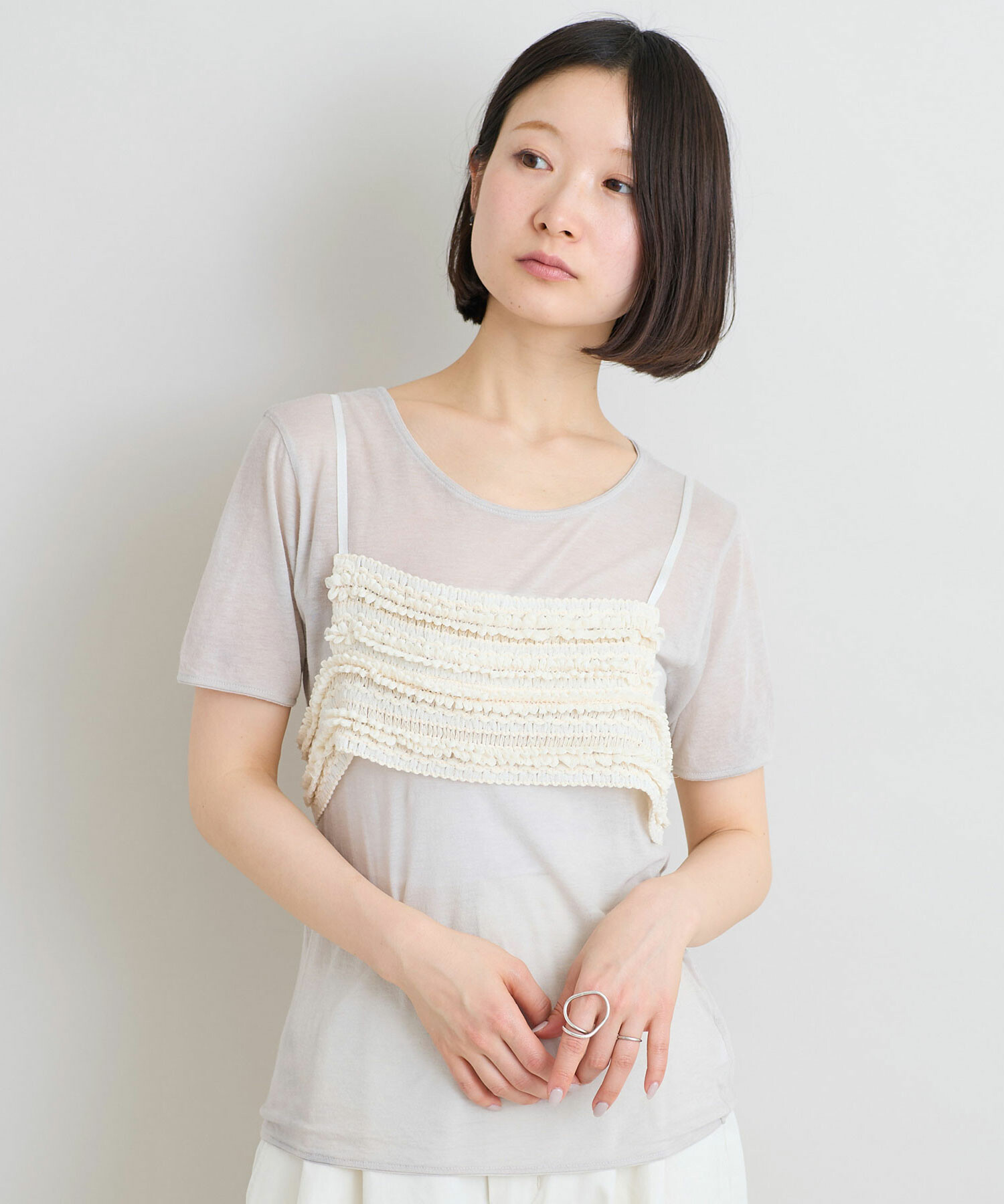 l'atelier du savon - iki ニットビスチェの通販 by のの