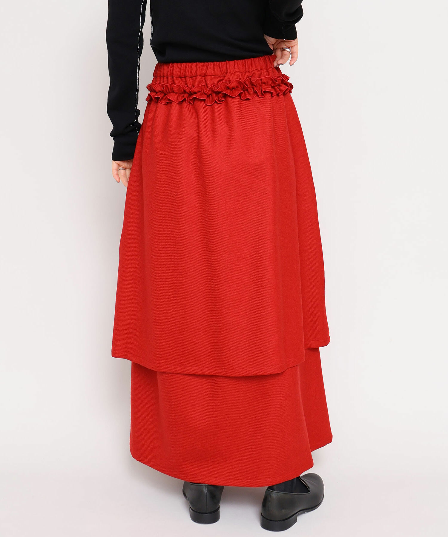 女形 赤柄裾引き チェリーバニー柄ワンピース | axes femme online shop