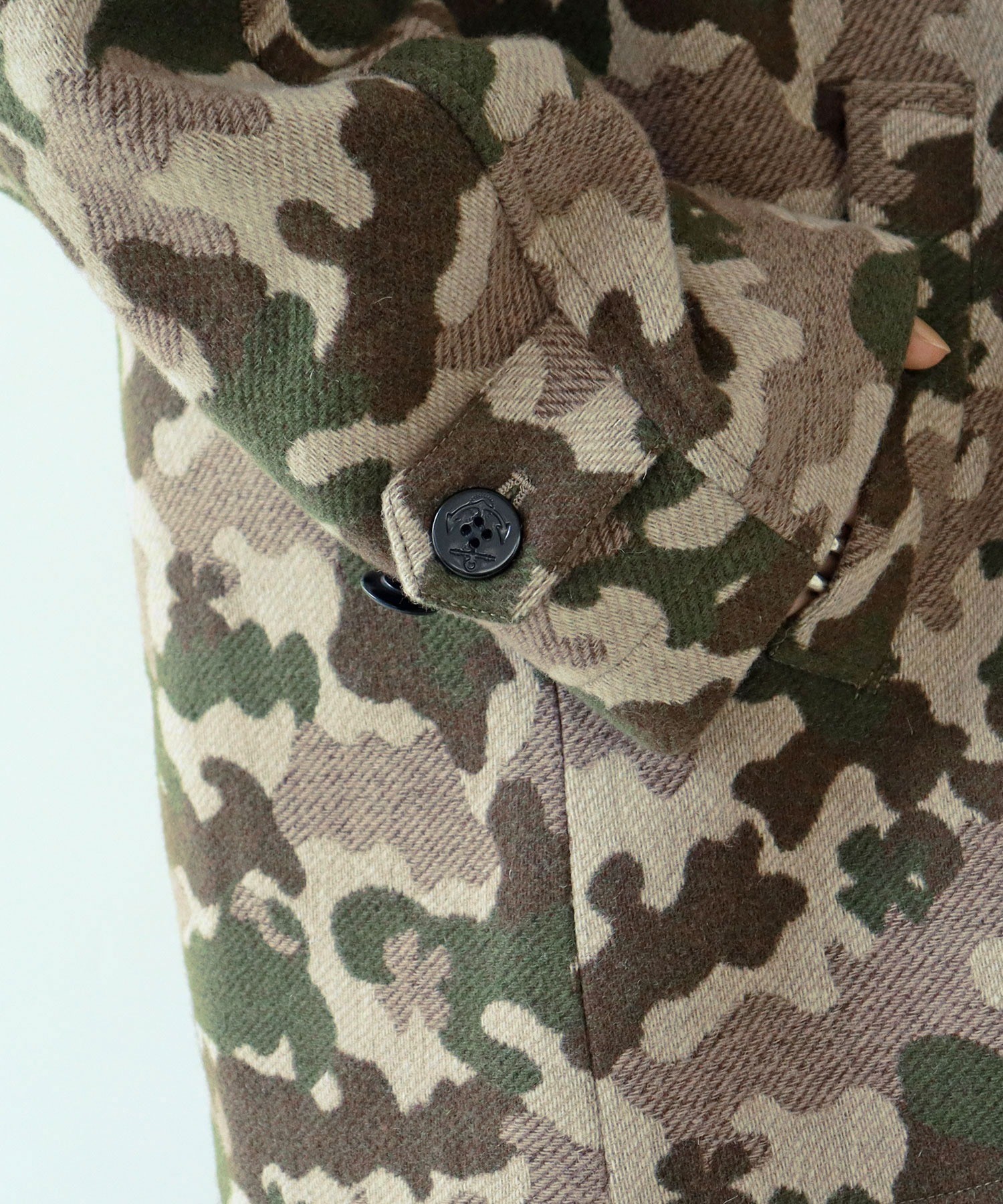 AMBIDEX Store ○【30周年特別アイテム】迷彩ジャカード ピーコート(F