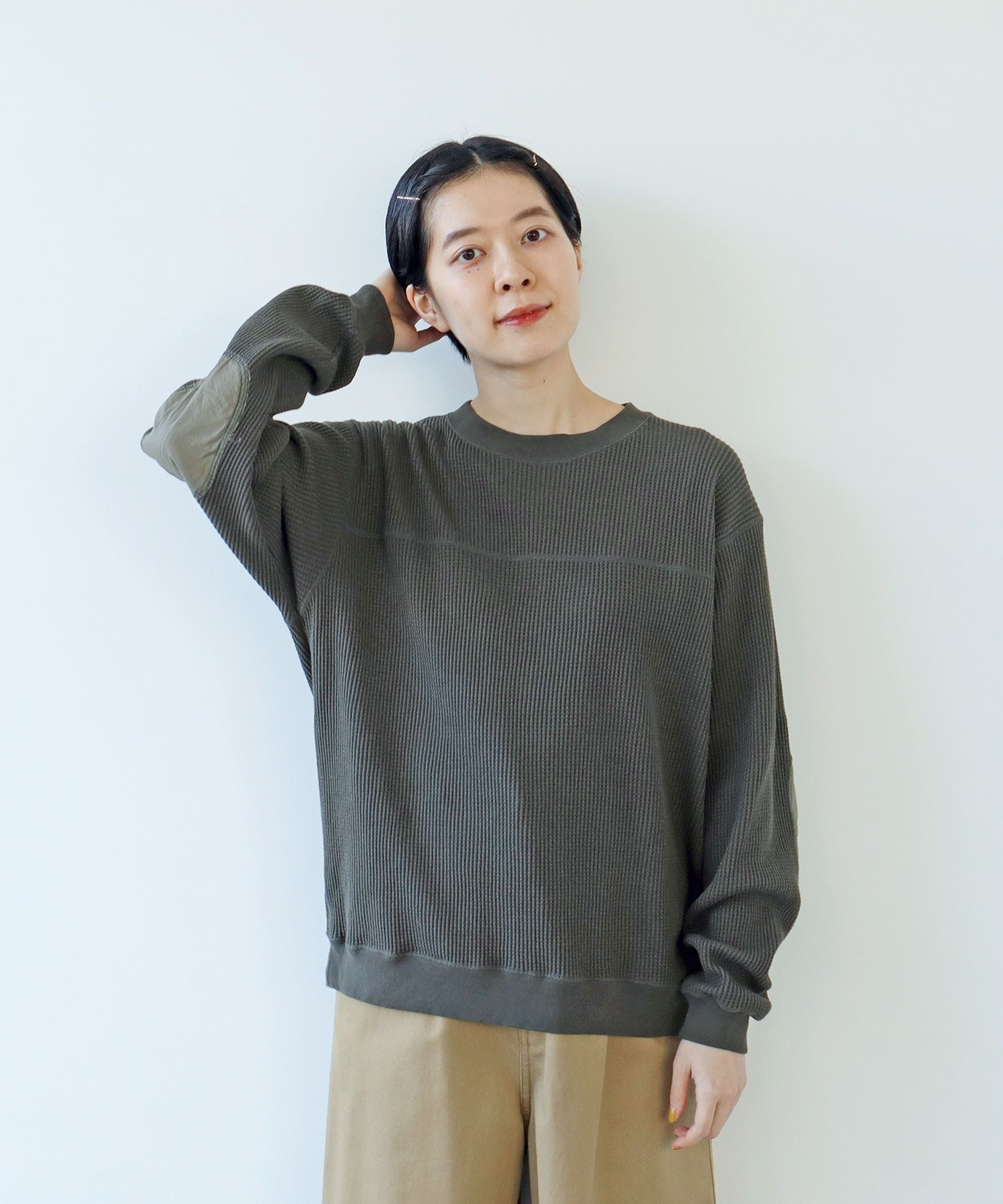 MB LIMITED エルボーパッチVネックニット Maison Margiela - エルボーパッチ セーター / ニット