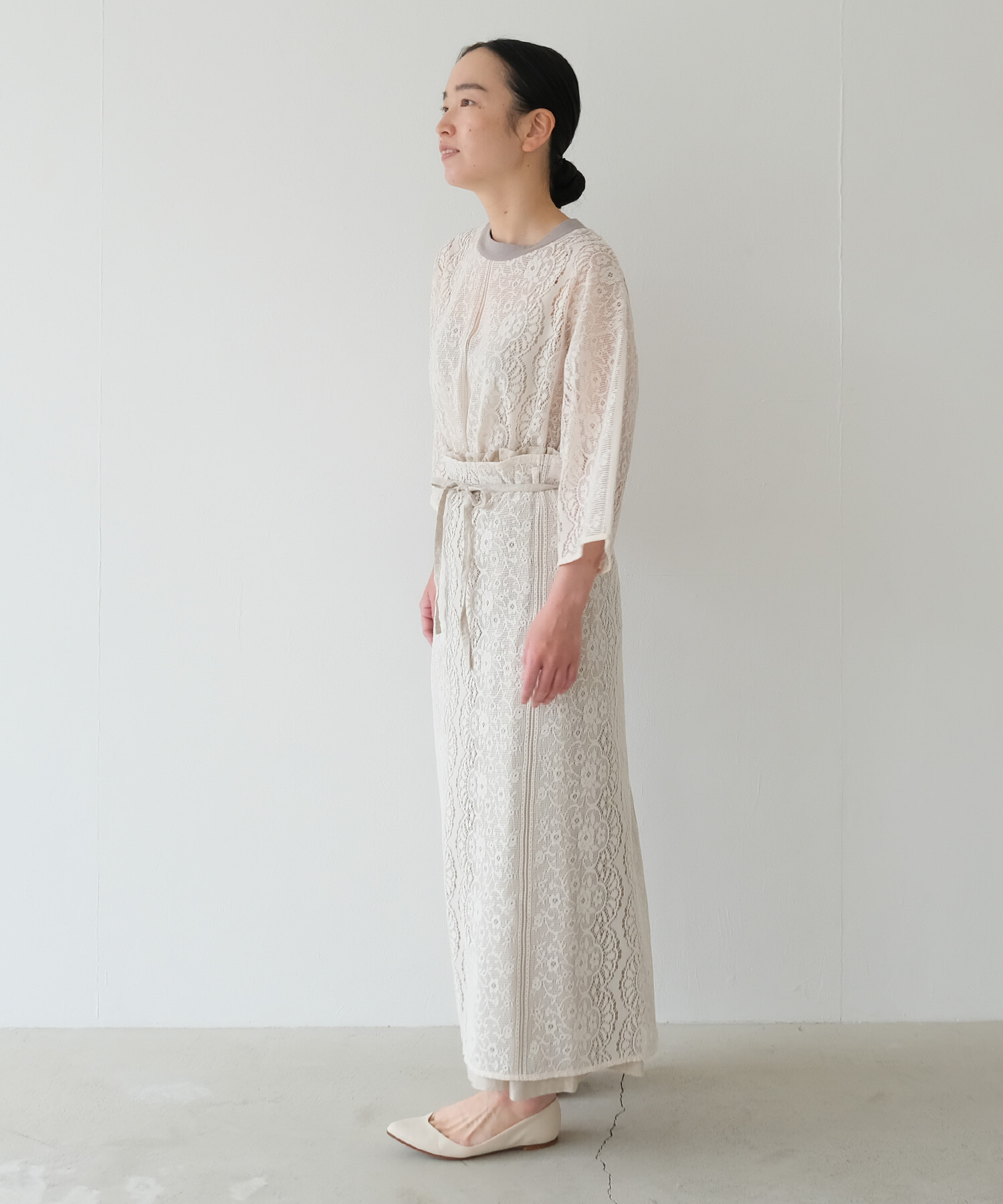 AMBIDEX Store 〇nostalgic lace short sleeve プルオーバー(F キナリ ...