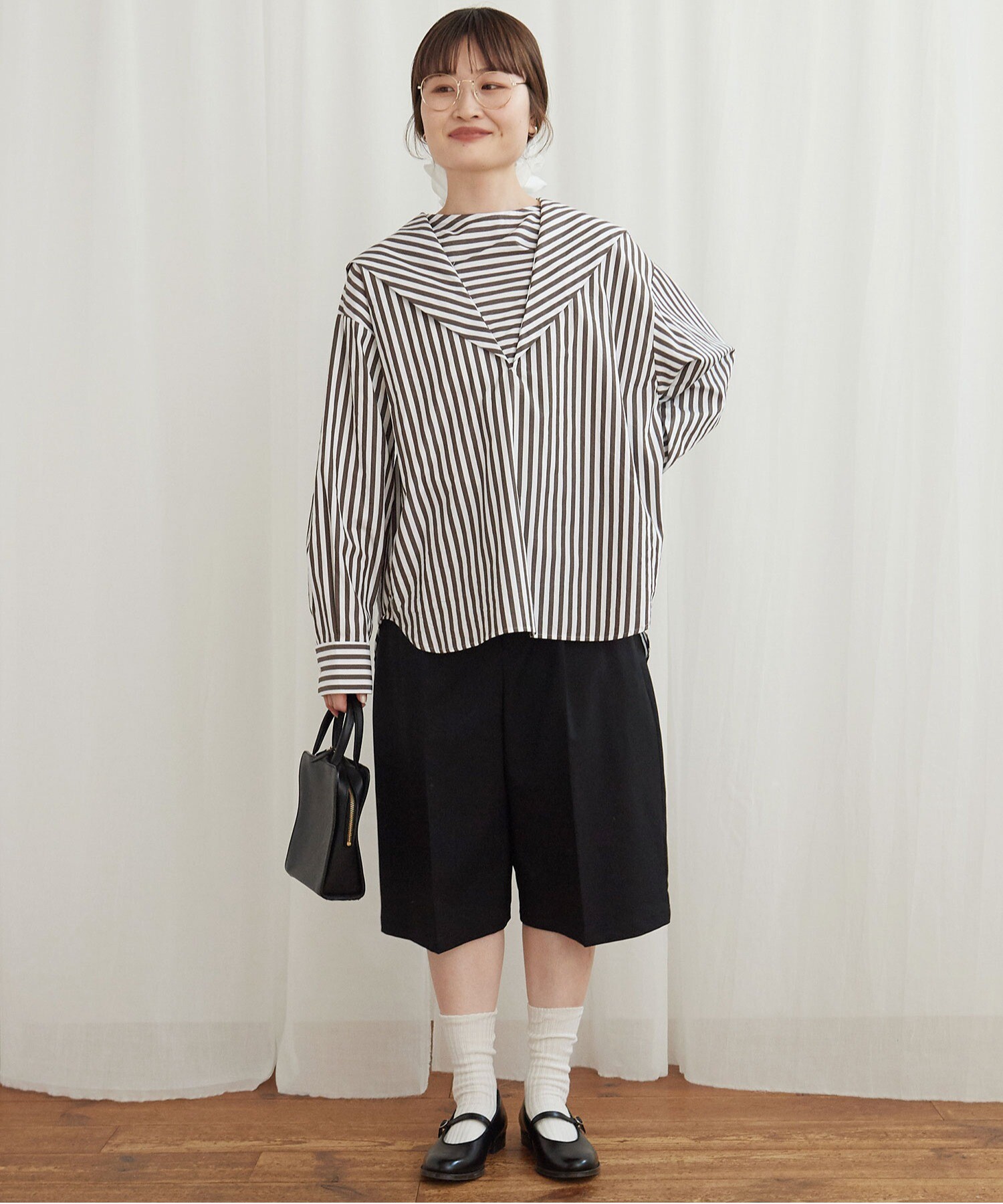 AMBIDEX Store ○STRIPE sailor shirts(F コゲチャ): l'atelier du savon