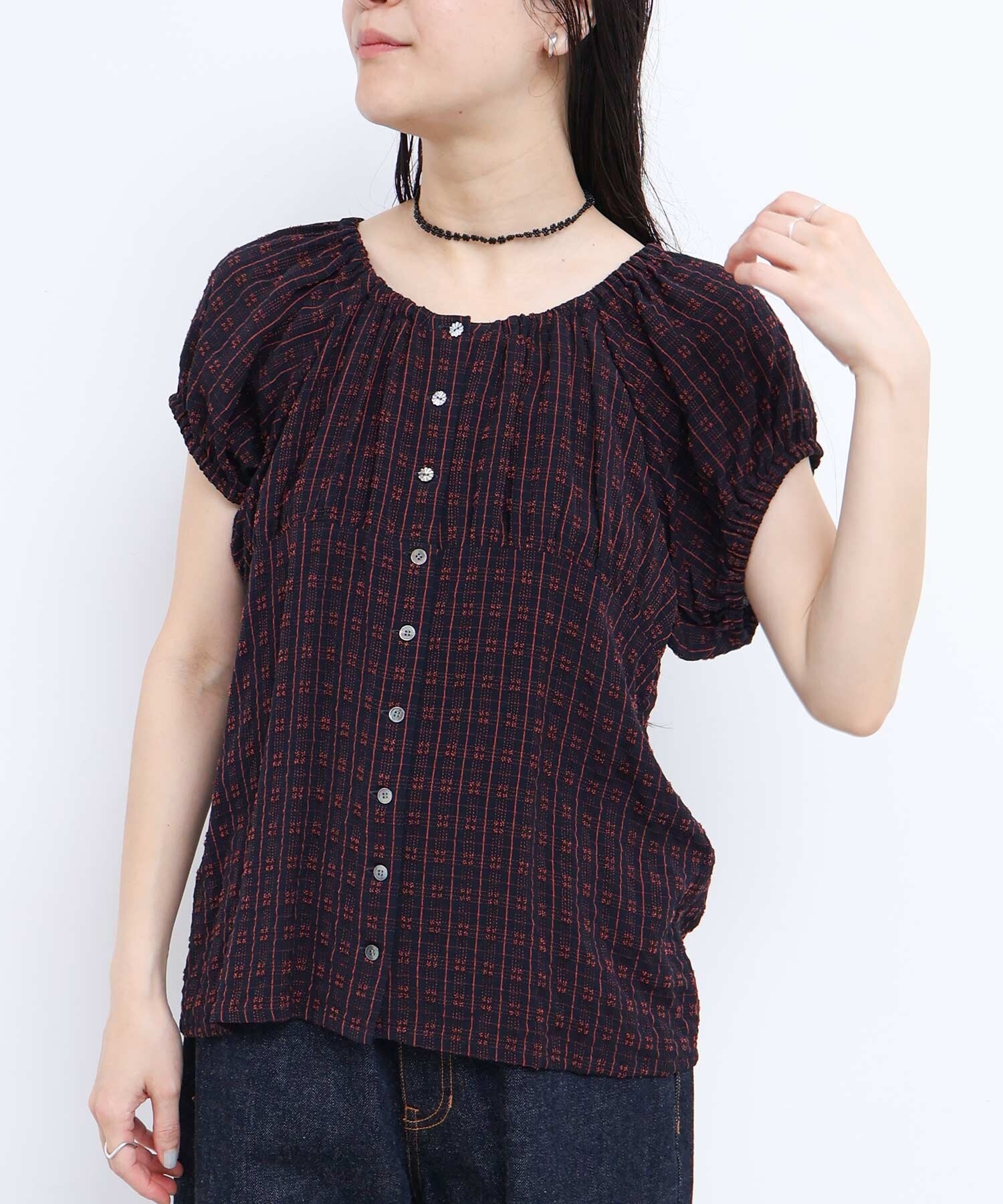 トップス figlondon Kitty blouse AMBIDEX Store Kate blouse(F チャ): l'atelier du savon