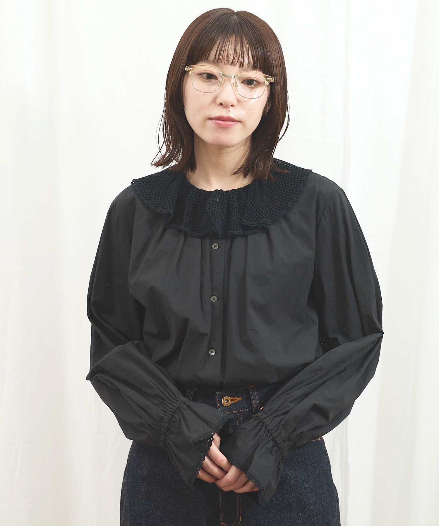 AMBIDEX Store 〇Kitty blouse(F シロ): l'atelier du savon