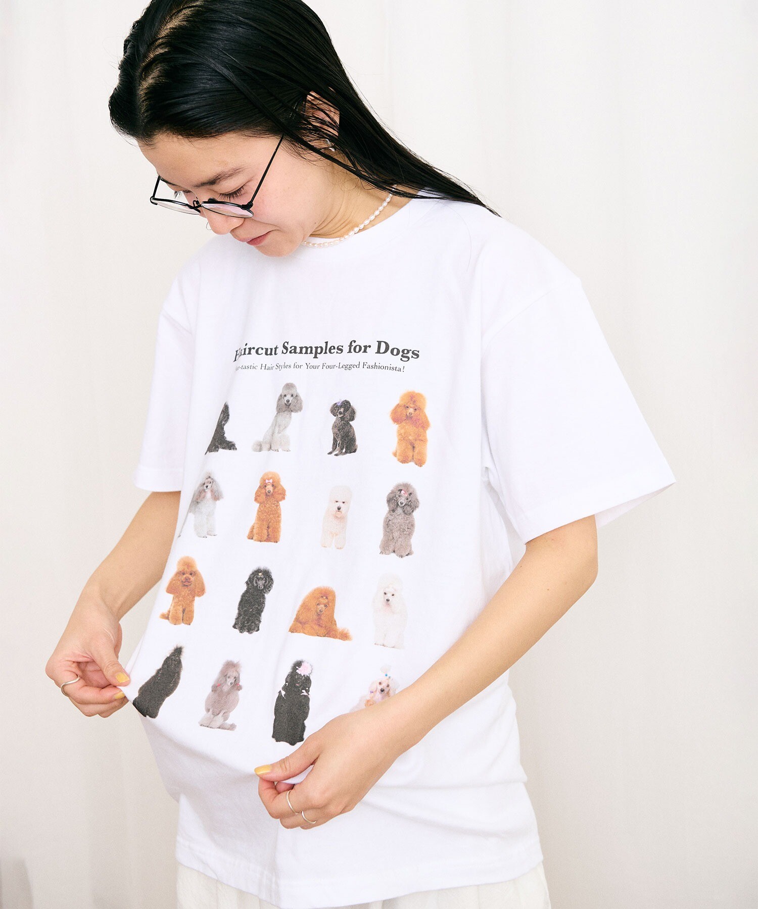 AMBIDEX Store △〇Hairstyle Tshirt(F シロ): l'atelier du savon