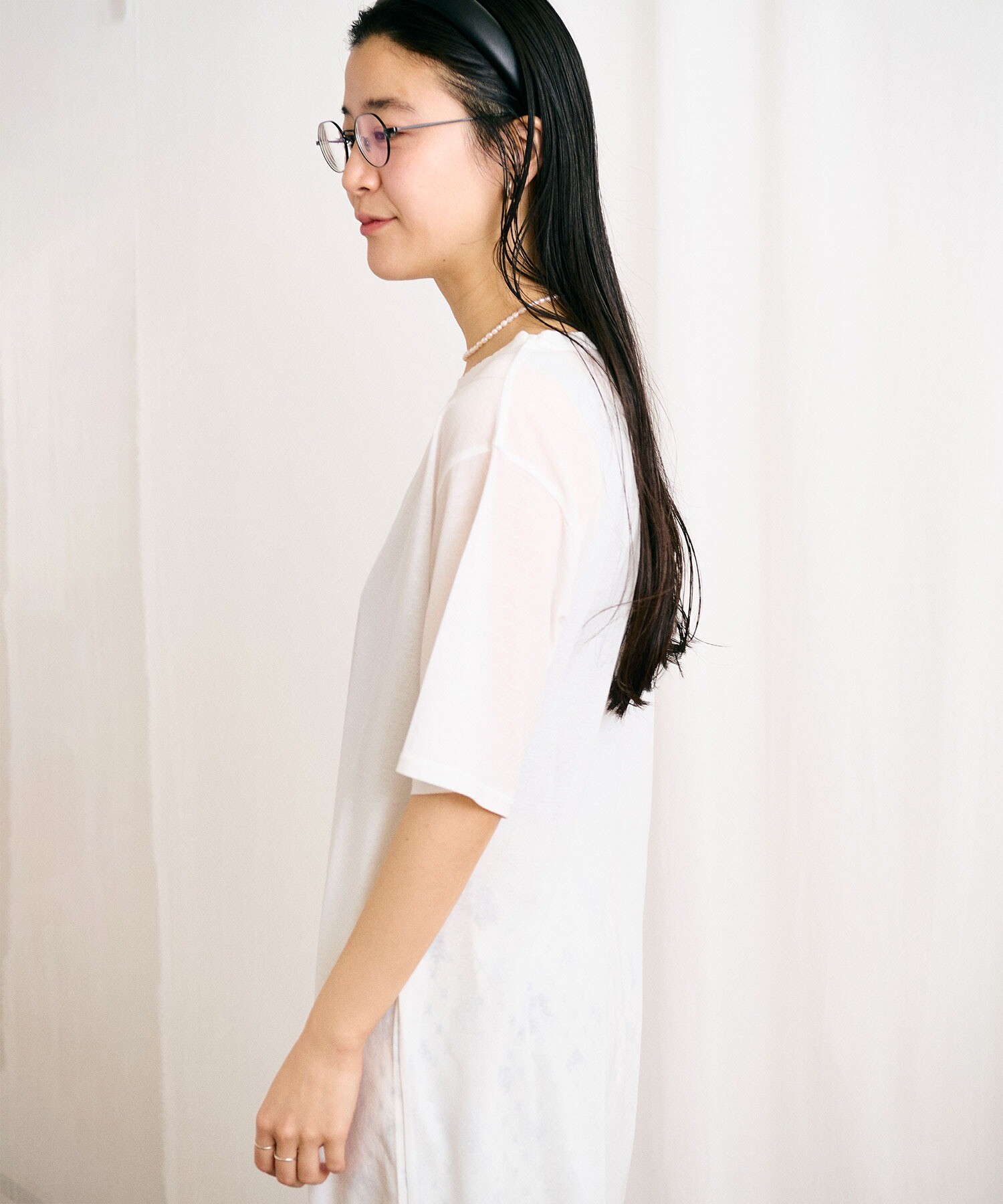 AMBIDEX Store 【予約販売】〇simple through long Tshirt(F