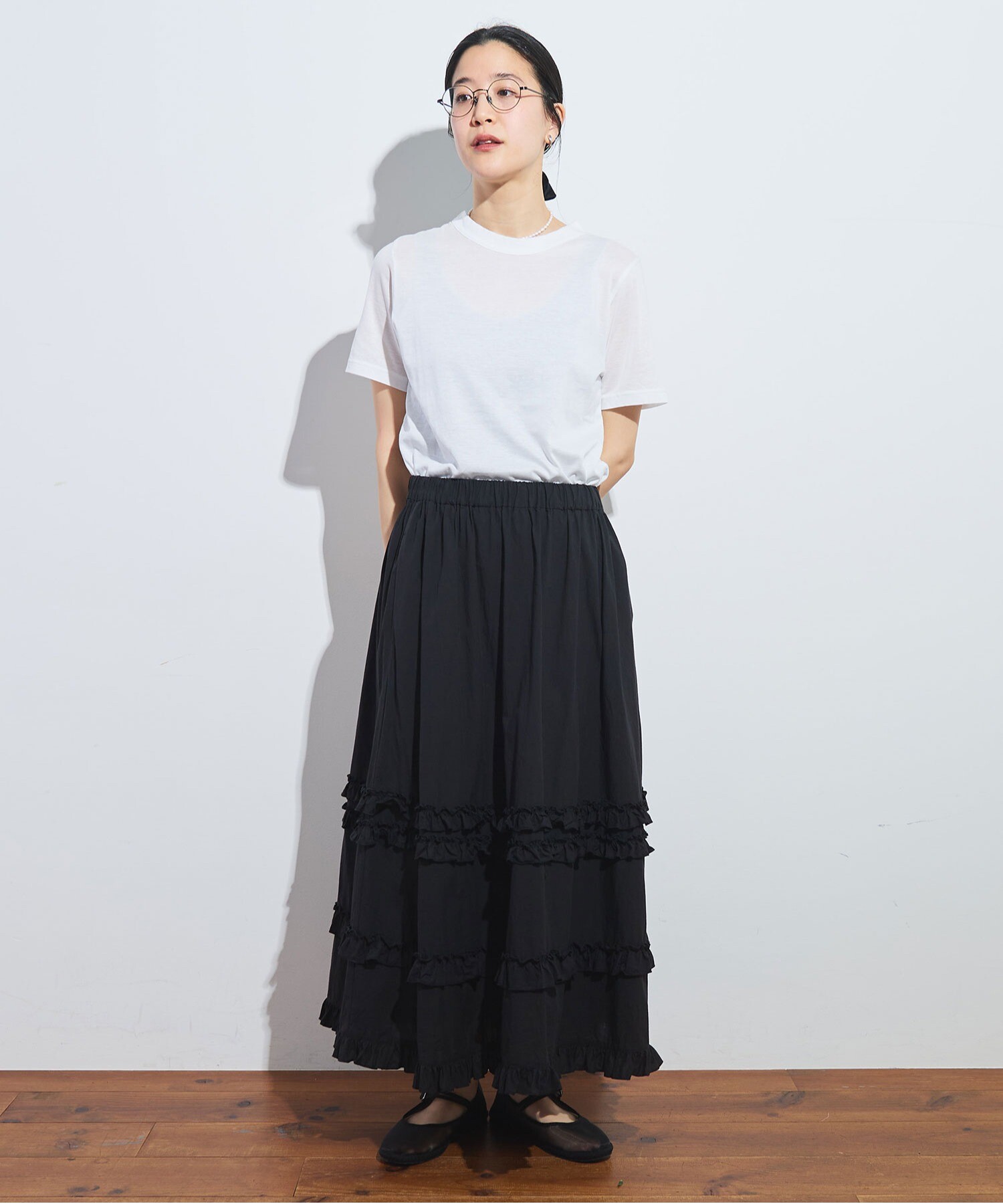 AMBIDEX Store △simple smooth short sleeve(F シロ): l