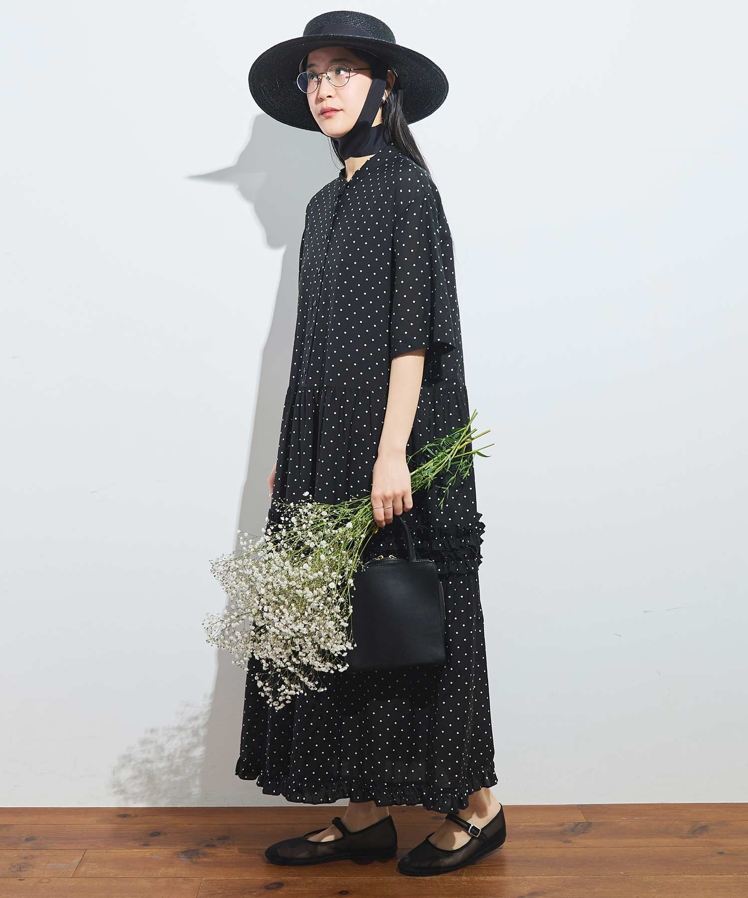 AMBIDEX Store 〇CottonCupra lawn dress (F ドット): l'atelier