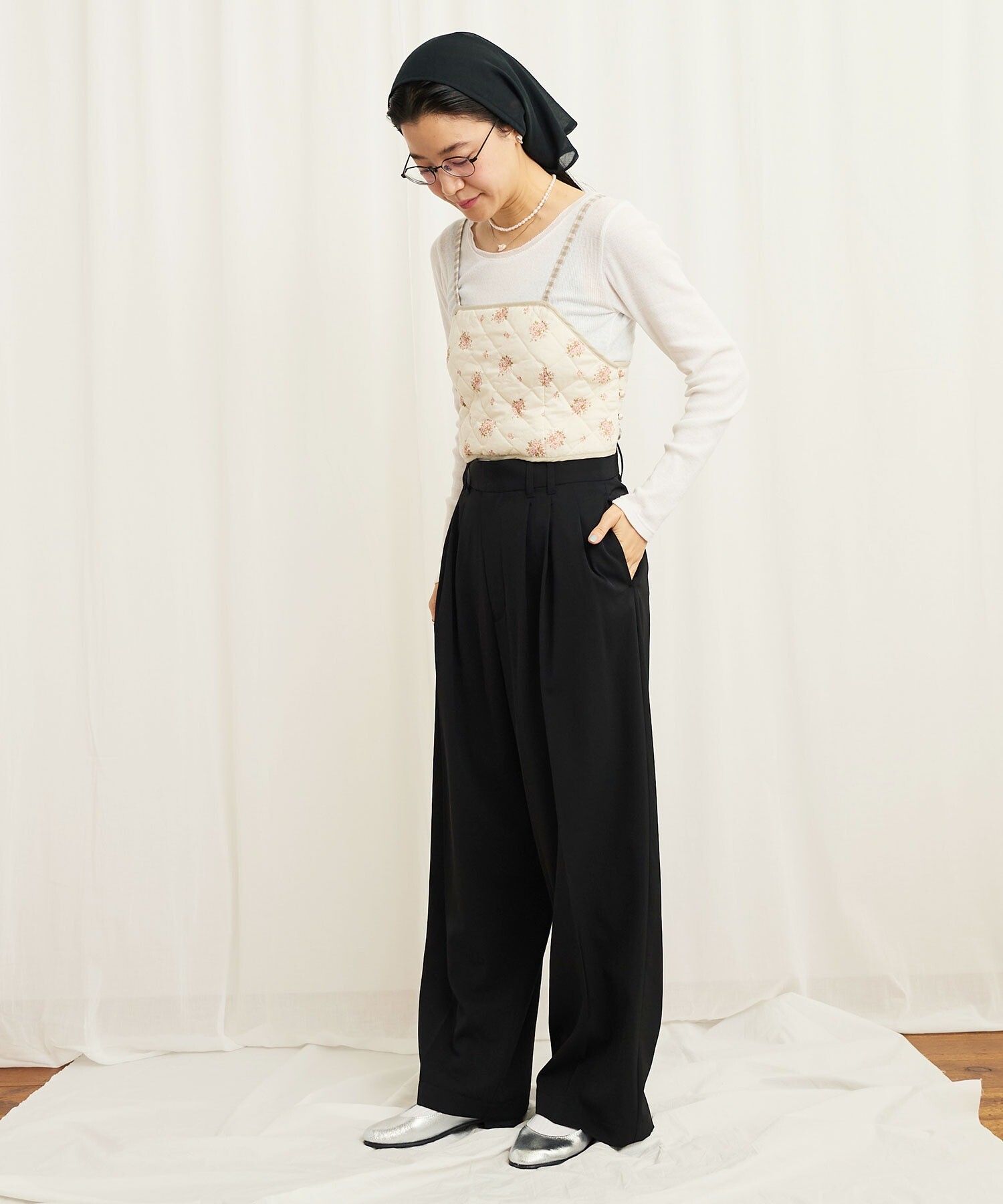 フィグロンドン ドットパンツ 黒 AMBIDEX Store l'atelier du savon/fig London/パンツ