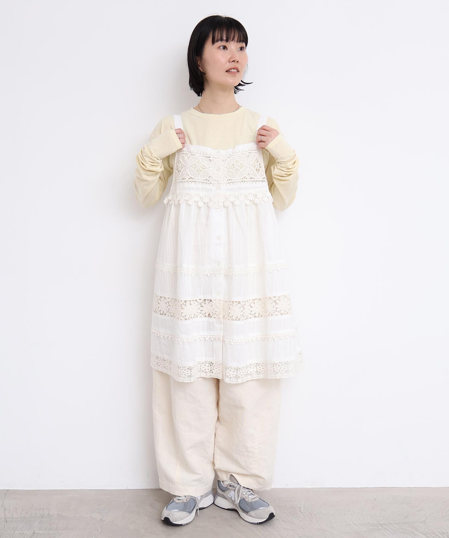 【値下げしました】lene パッチワークキルト　ぎざぎさブラウス 人気アイテム❗️ lene レネ ギザギザパッチワークブラウス シャツ