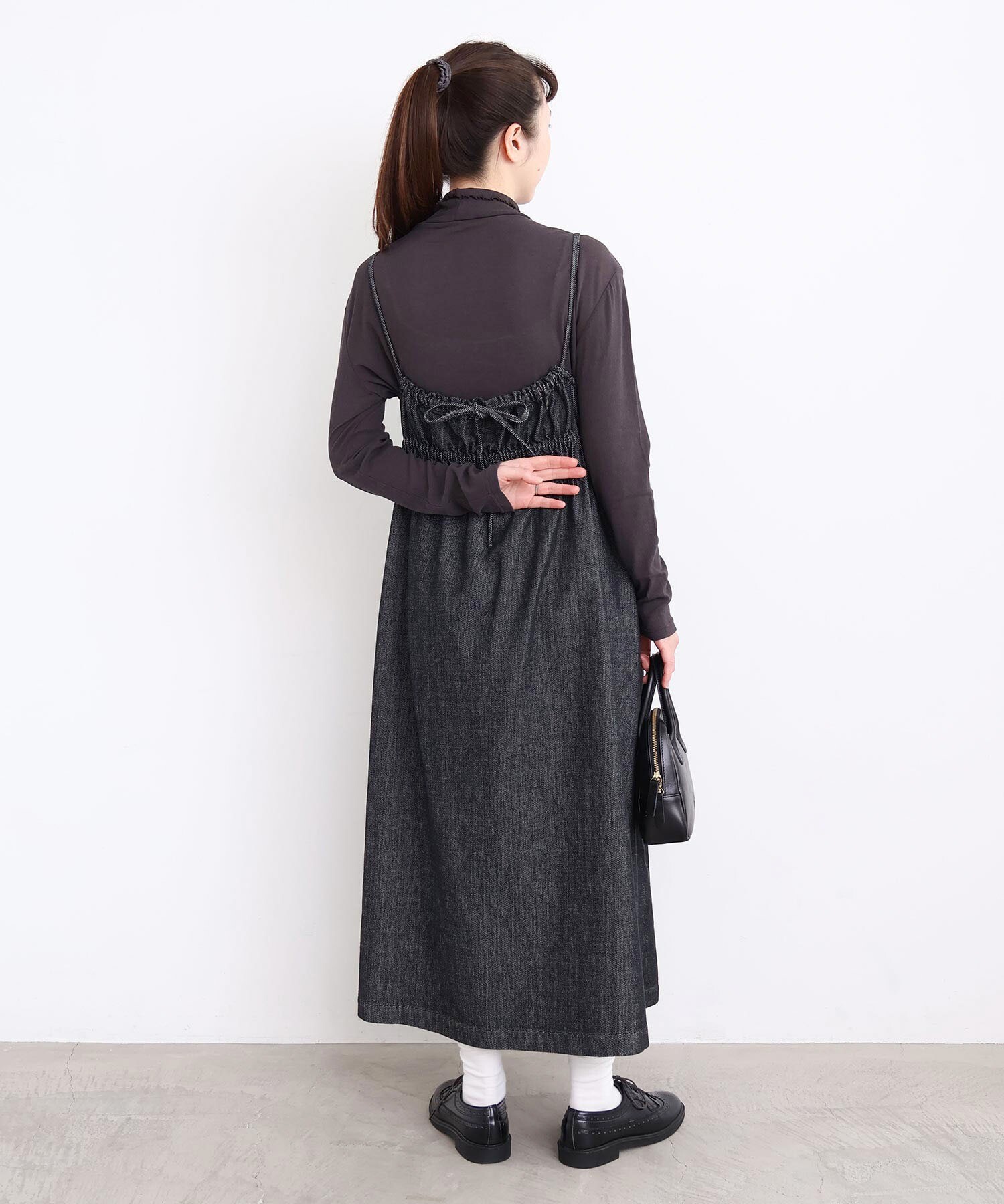 AMBIDEX Store 【予約販売】○たゆたゆデニム キャミワンピース (F