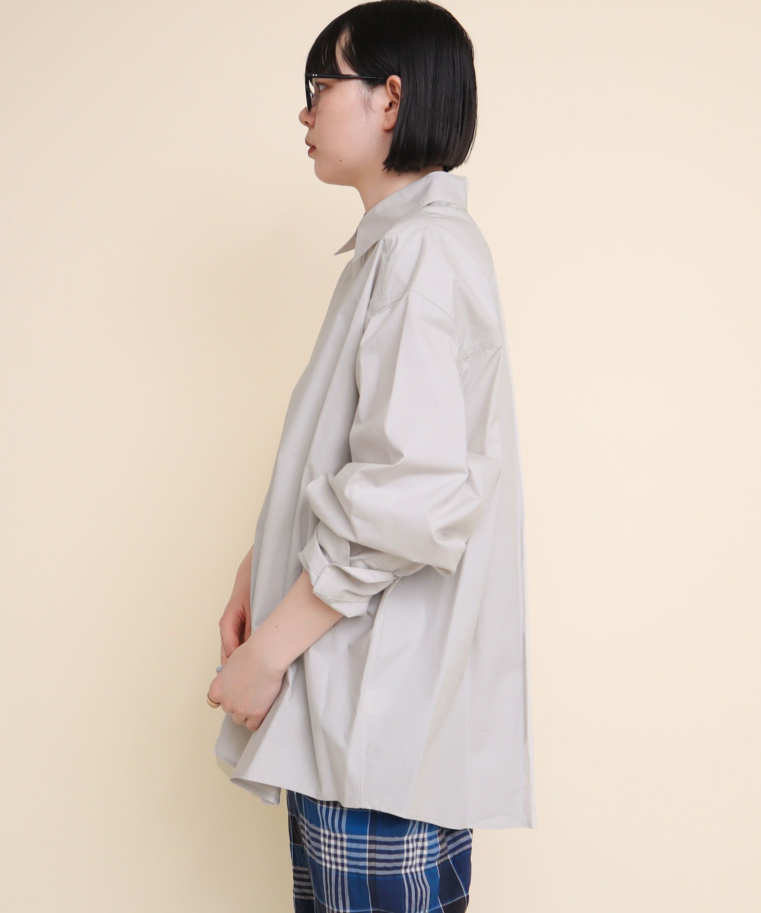 AMBIDEX Store ○数字刺繍 BIG SHIRT(F パープル): l'atelier du savon