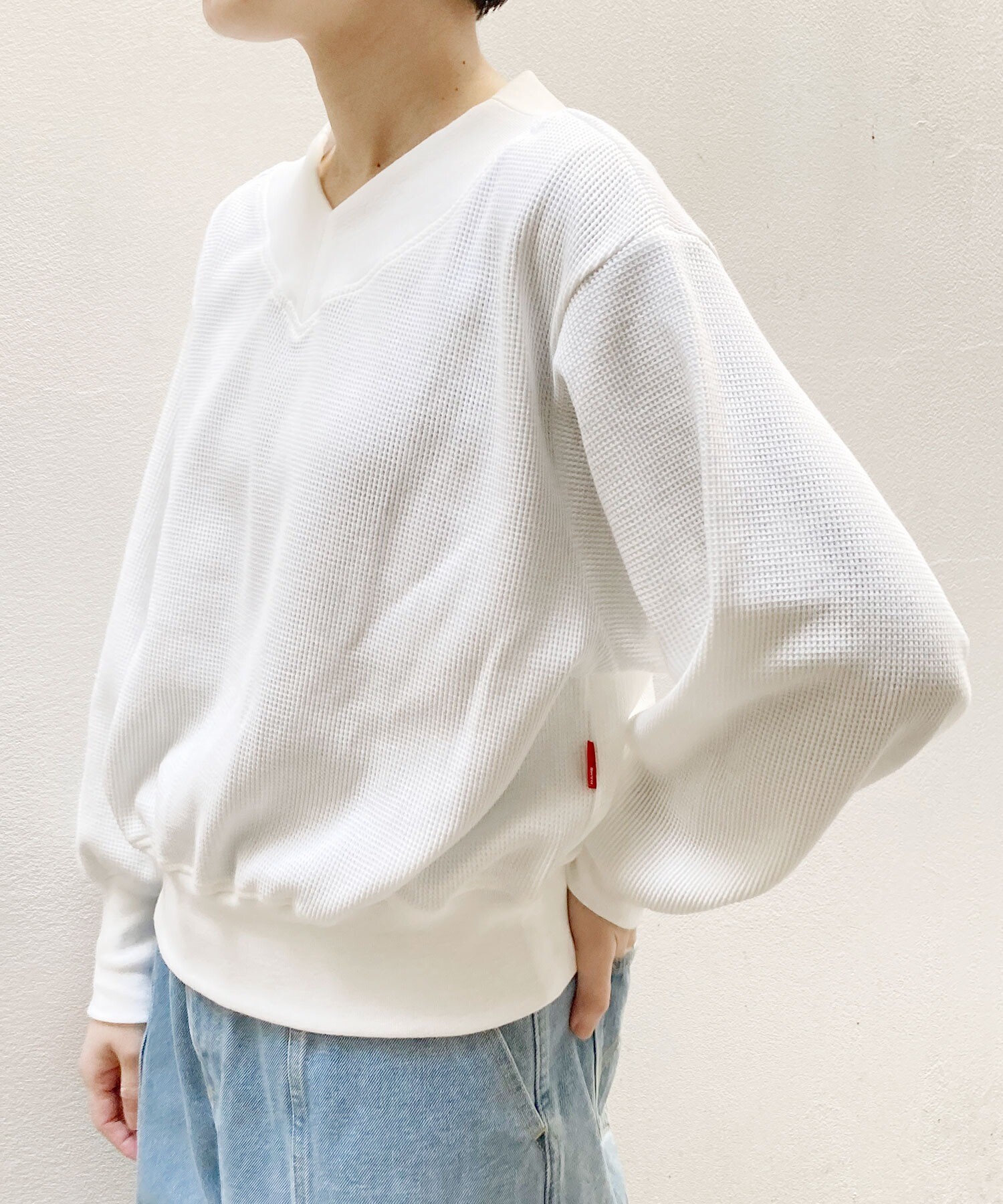 海外販売× JieDa CUT OFF THERMAL L/S ホワイト | www.kingswaypowernc.com