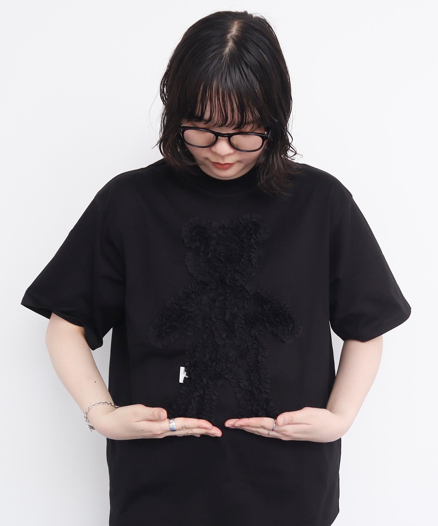 アトリエgg Tシャツ　2枚 AMBIDEX Store △BEAR FRILL Tシャツ(F アオ): l'atelier du savon