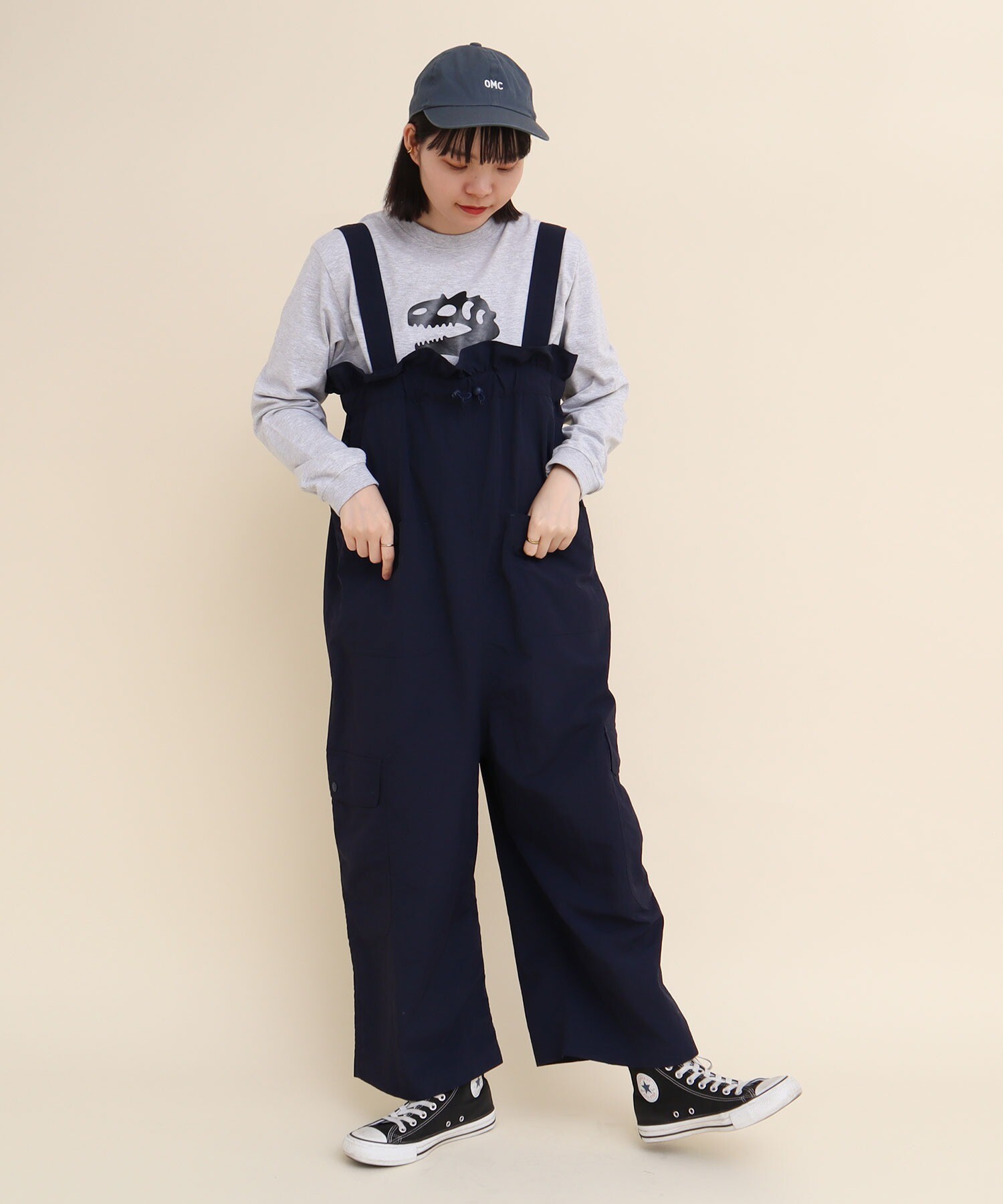 AMBIDEX Store NYLON pocket overall(F キナリ): l'atelier du savon