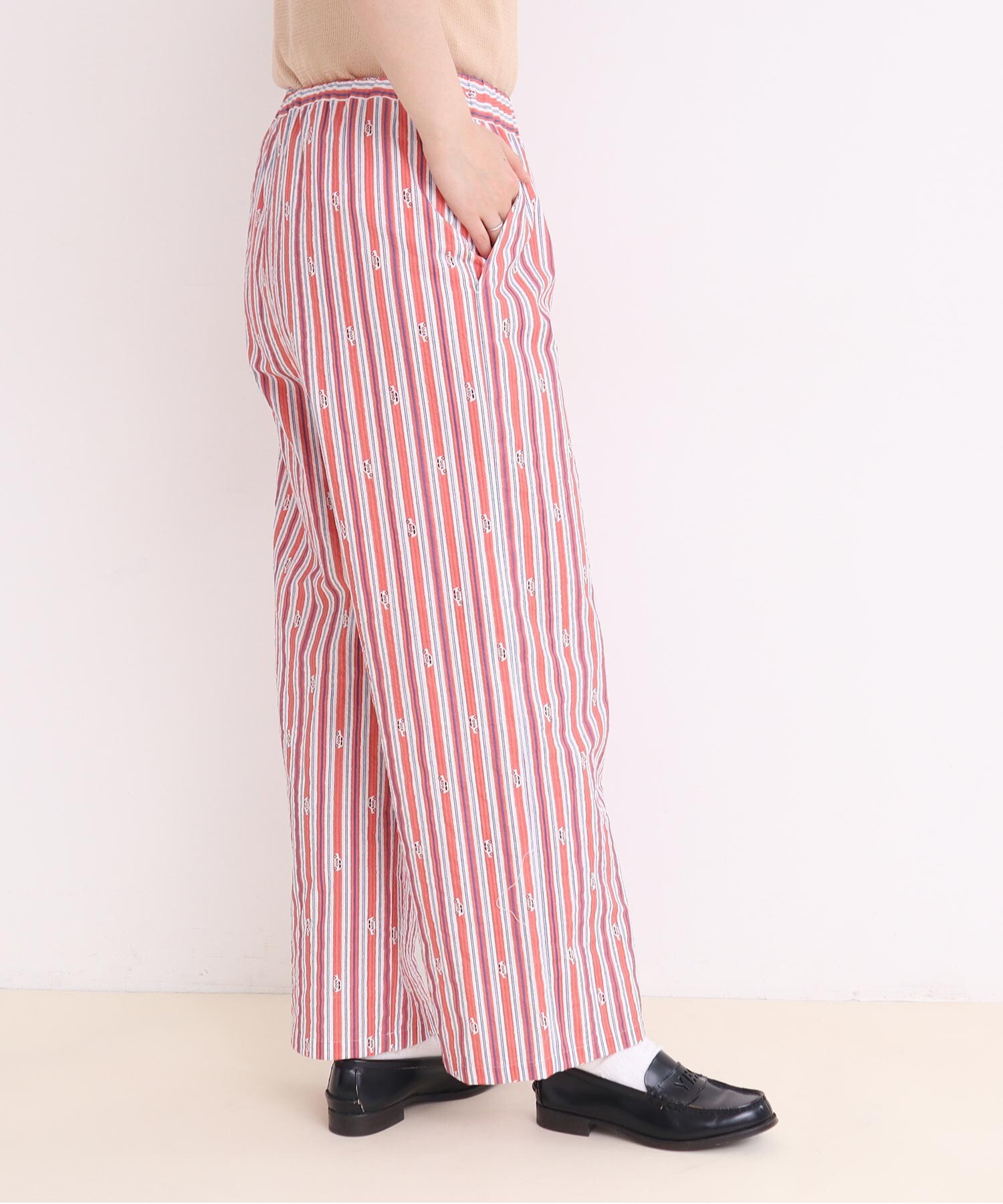 AMBIDEX Store 【予約販売】〇DRIVE STRIPE イージーパンツ(F AMBIDEX Store 【予約販売】〇DRIVE STRIPE イージーパンツ(F