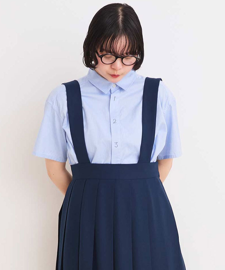 AMBIDEX Store 【予約販売】〇LINEN-LIKE OJO プリーツスカート