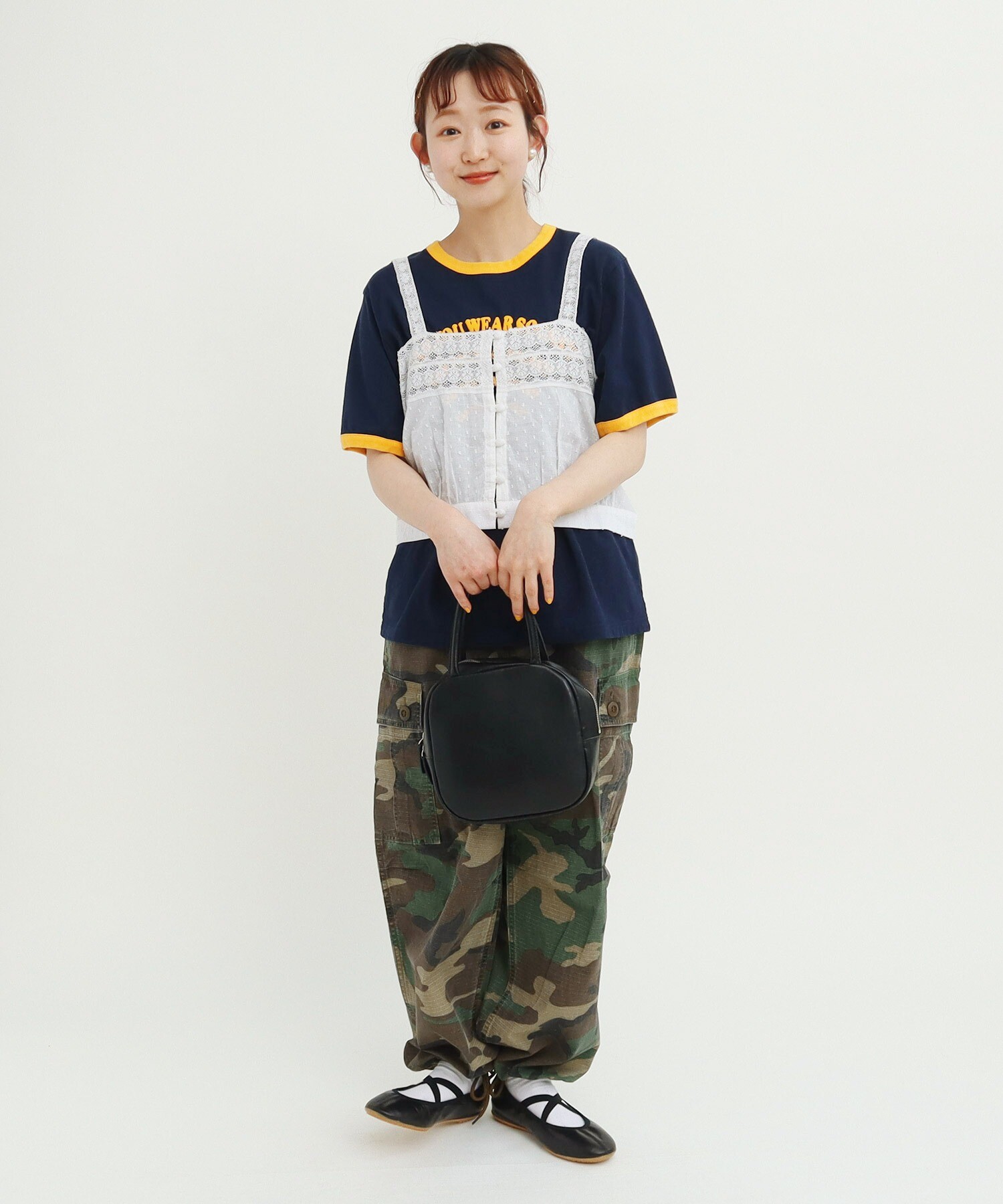 AMBIDEX Store ○40/2天竺 SOCKSリンガーTシャツ(F ピンク