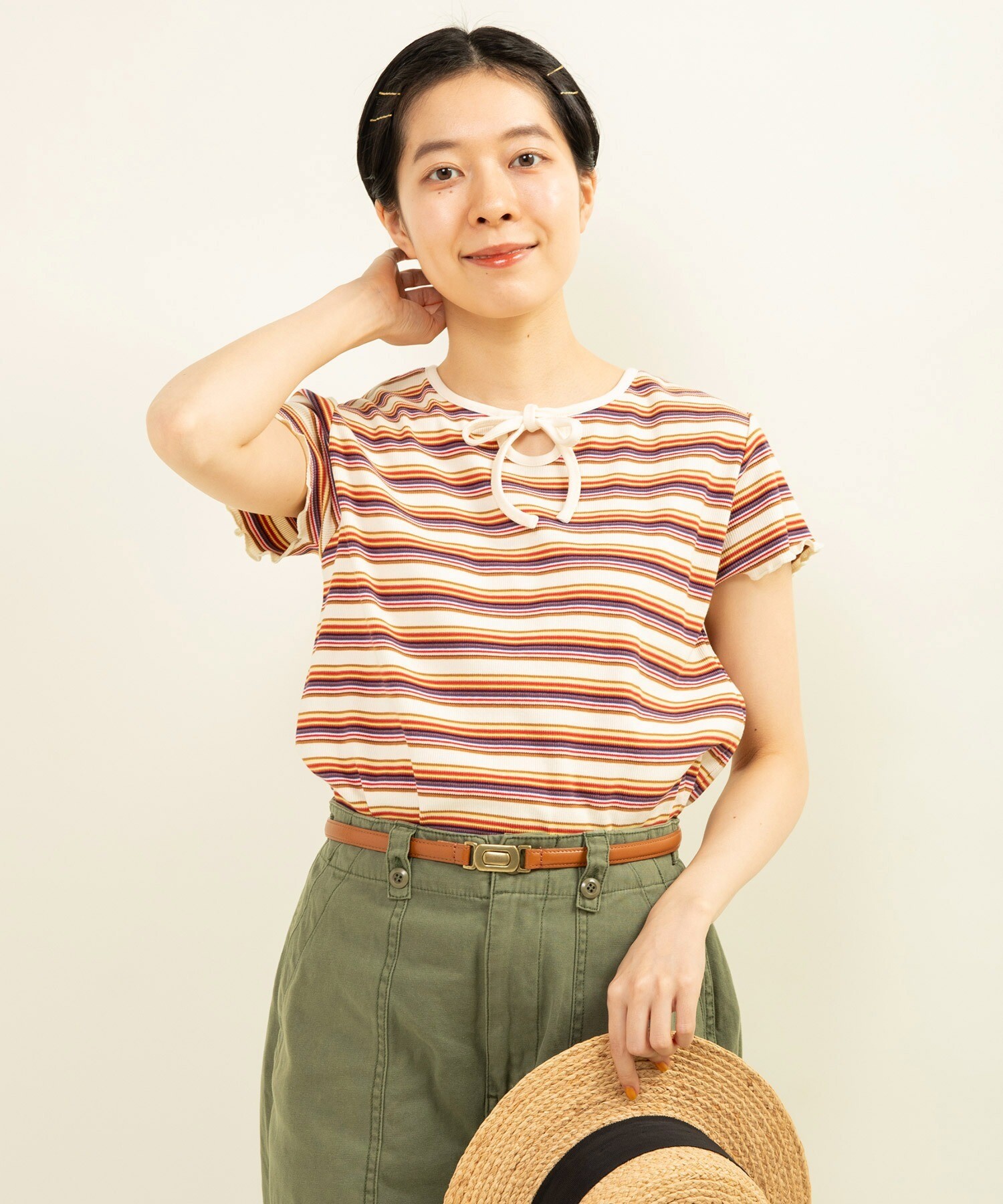 モデル:身長158cm