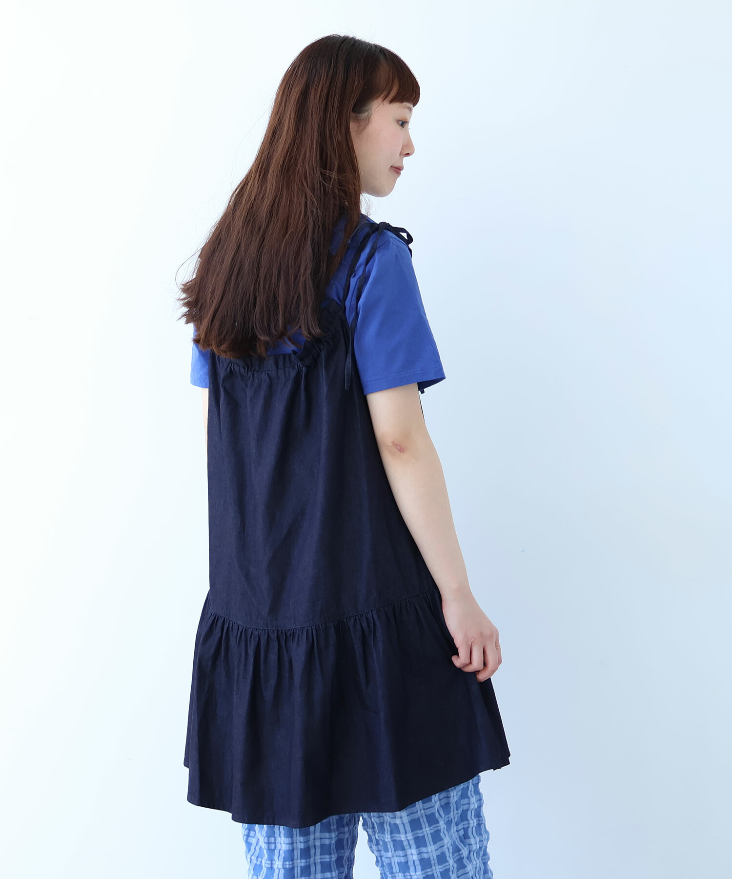 AMBIDEX Store ○ 5.5oz denim kincyaku チュニックブラウス(F