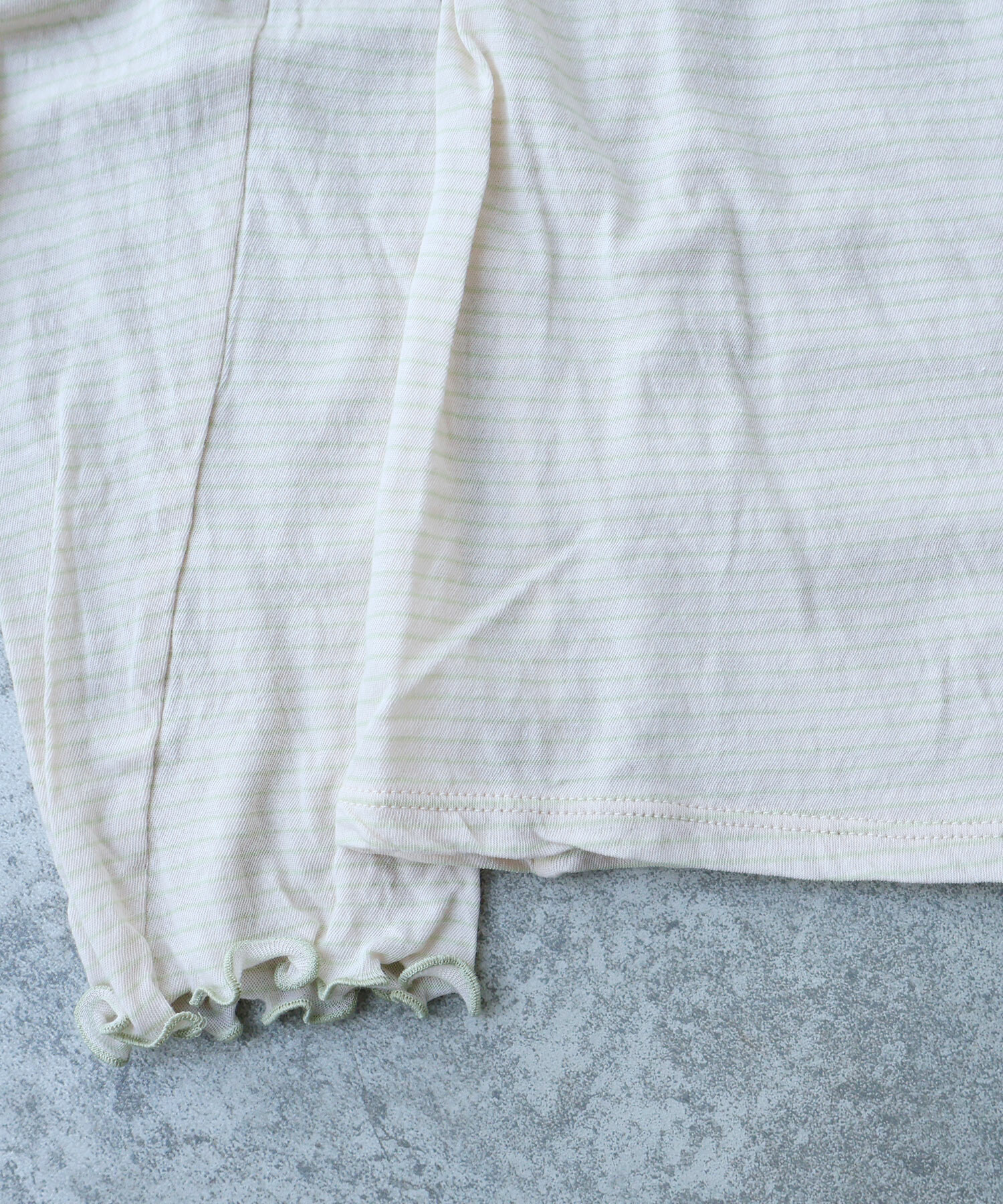 AMBIDEX Store ○ 60/-×60/- ボーダー ハイネックプルオーバー(F シロ