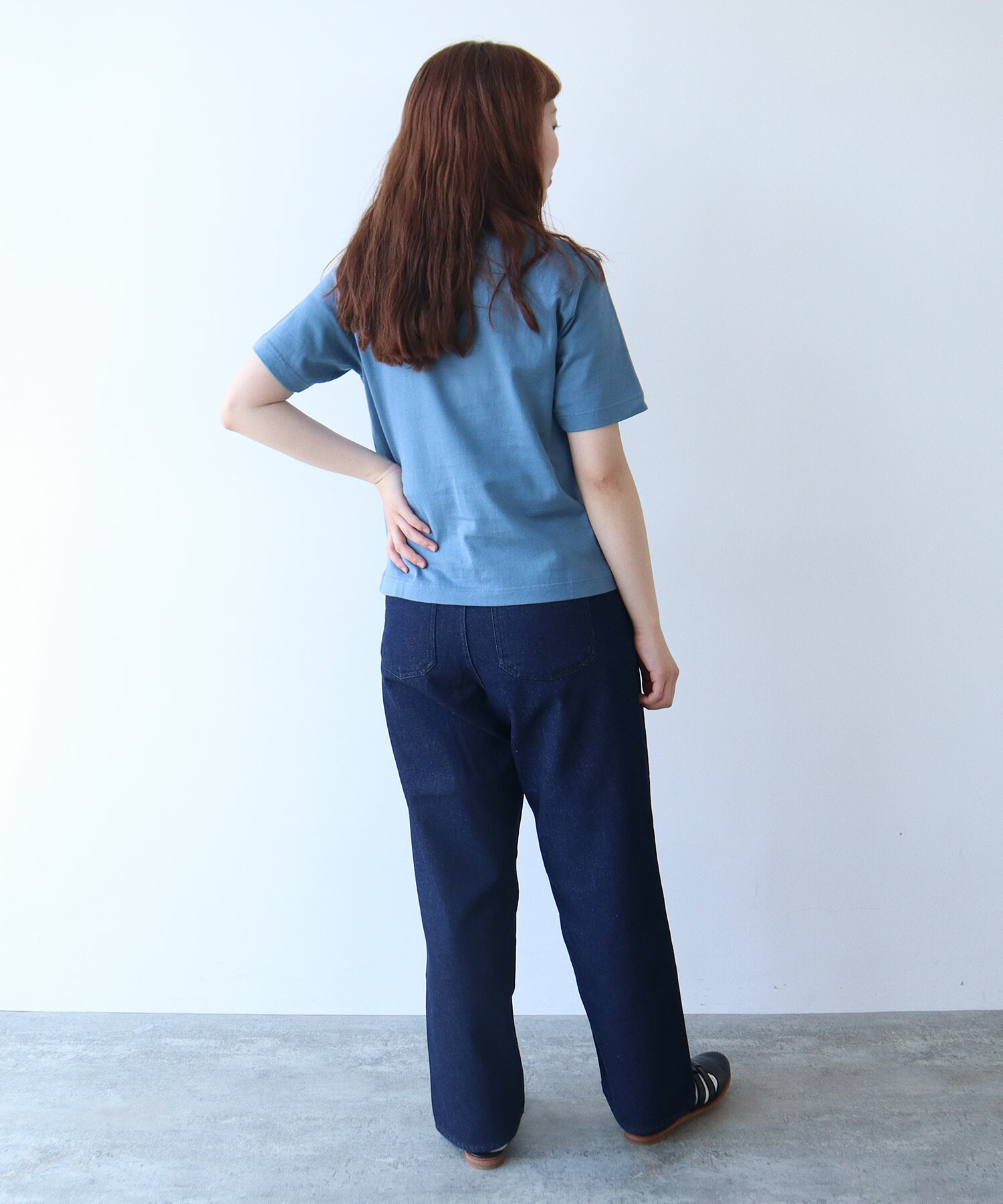AMBIDEX Store △シャンカール天竺 ねこぜ Tシャツ(F チャコール