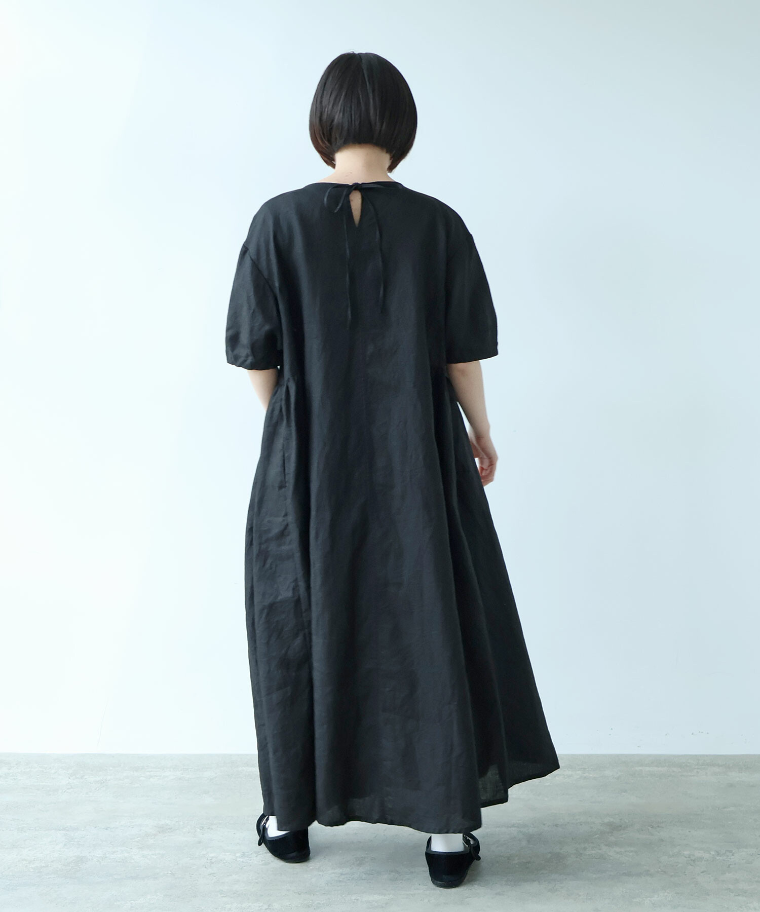 AMBIDEX Store 【予約販売】○ 40 / リネン pin tuck ワンピース(F