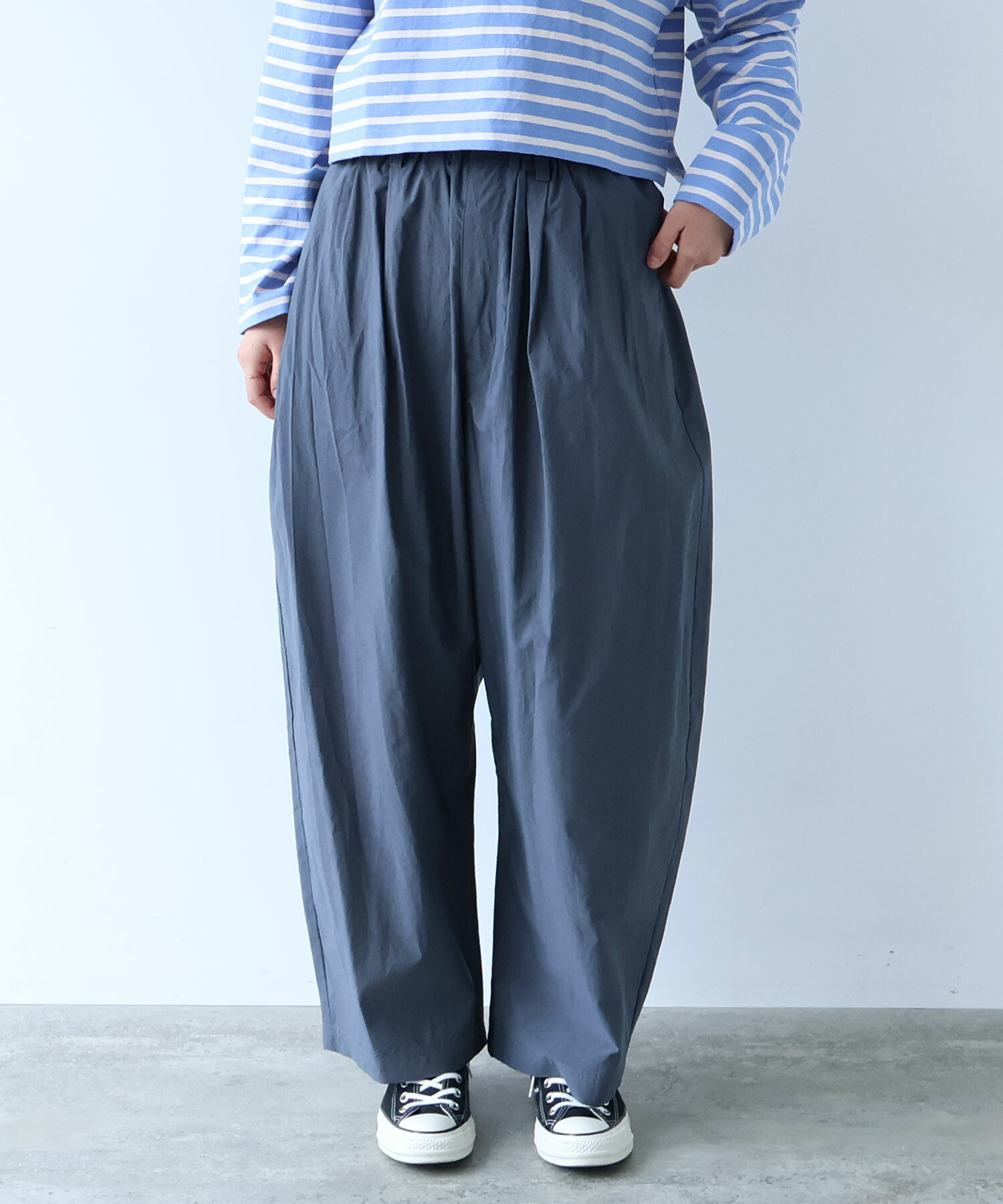 AMBIDEX Store ○ コットン / キュプラ 高密度ブロード パンツ(F